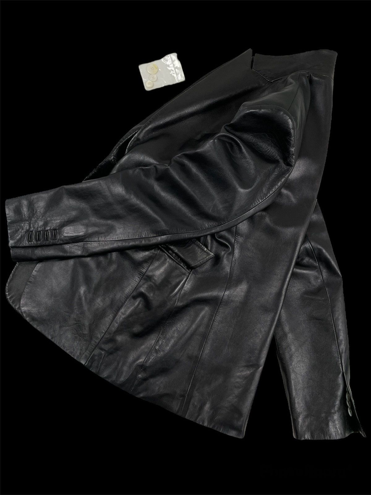 Kiton RARE NAPOLI DOLPH SCHMID Leather Italy Jacket Sheepskin Coat Blazer S Size M / US 6-8 / IT 42-44 - 6 Thumbnail