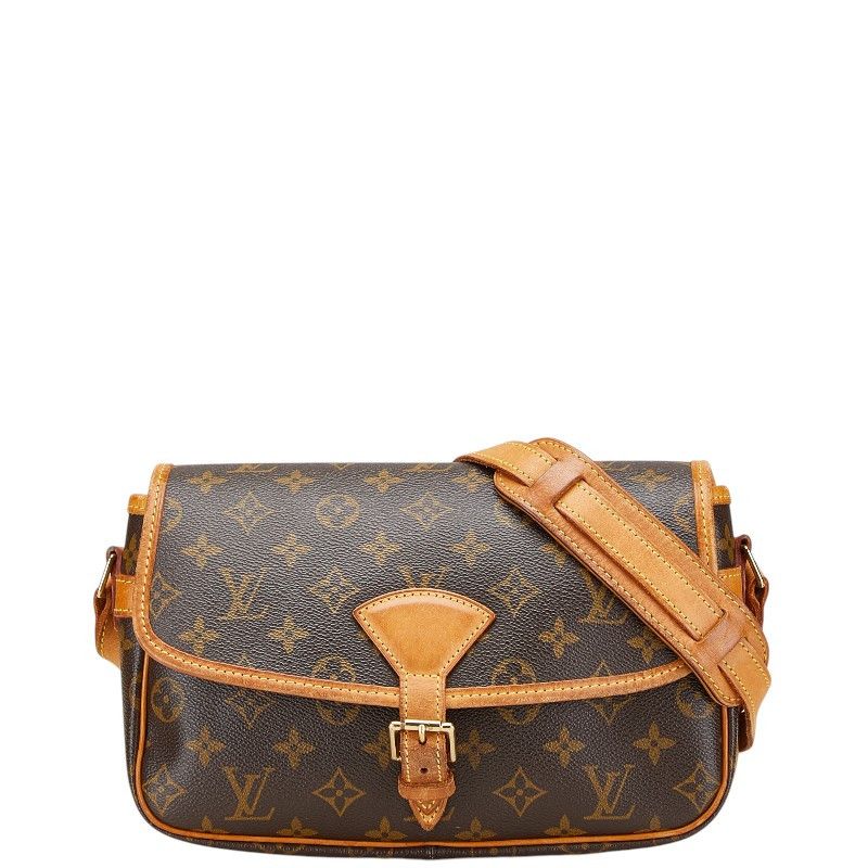 Louis Vuitton Louis Vuitton Sologne Monogram Shoulder Bag Textile Crossbody Bag M42250 Duty Free For Usa in Brown, Women's