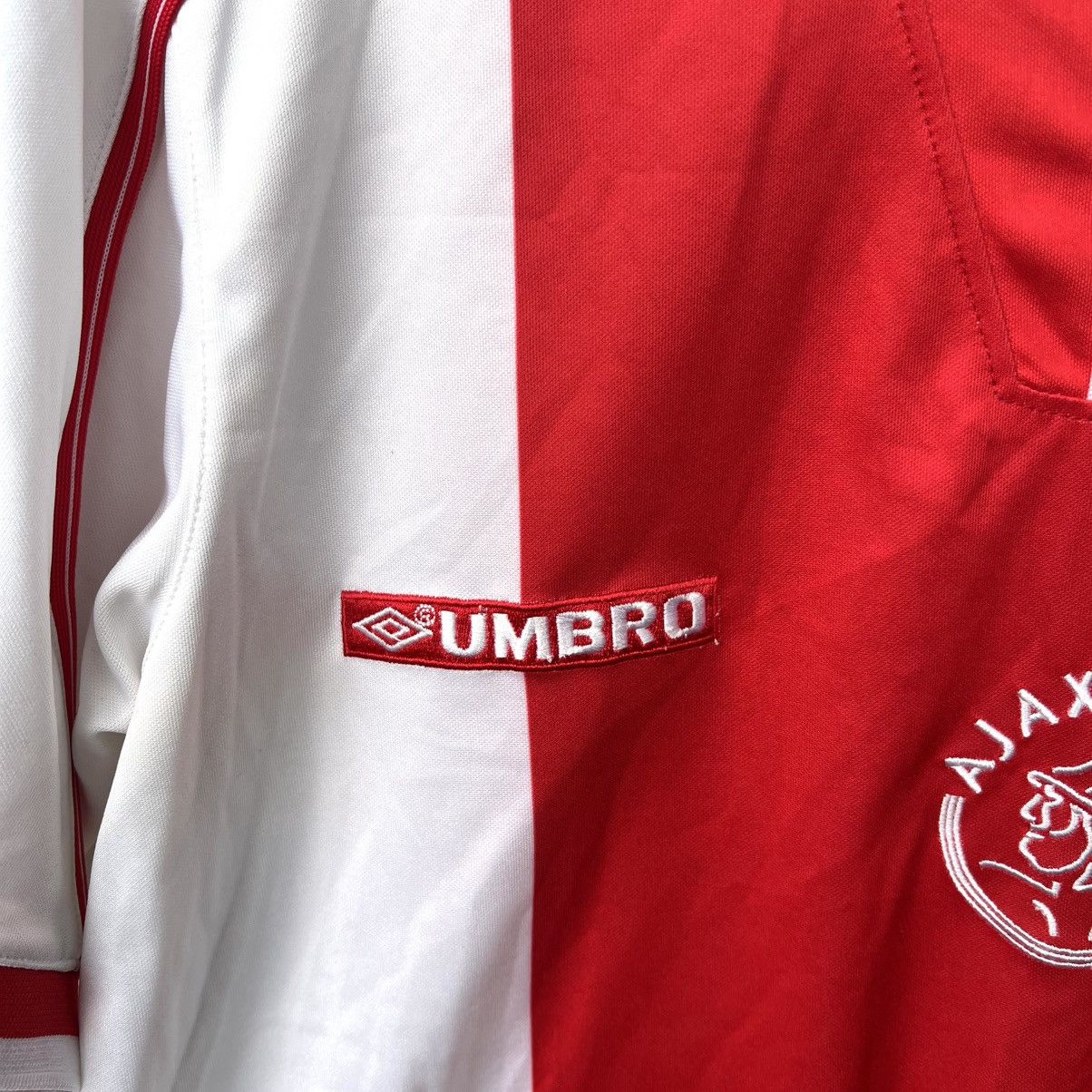Umbro Vintage Ajax Netherlands football shirt 1998 1999 Adidas Size US L / EU 52-54 / 3 - 2 Thumbnail