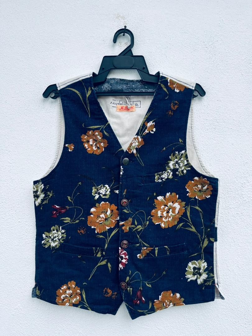 Japanese Brand × Vintage Vintage Kriff Mayer Flower Designer Fashion Style Vest Size US M / EU 48-50 / 2 - 1 Thumbnail