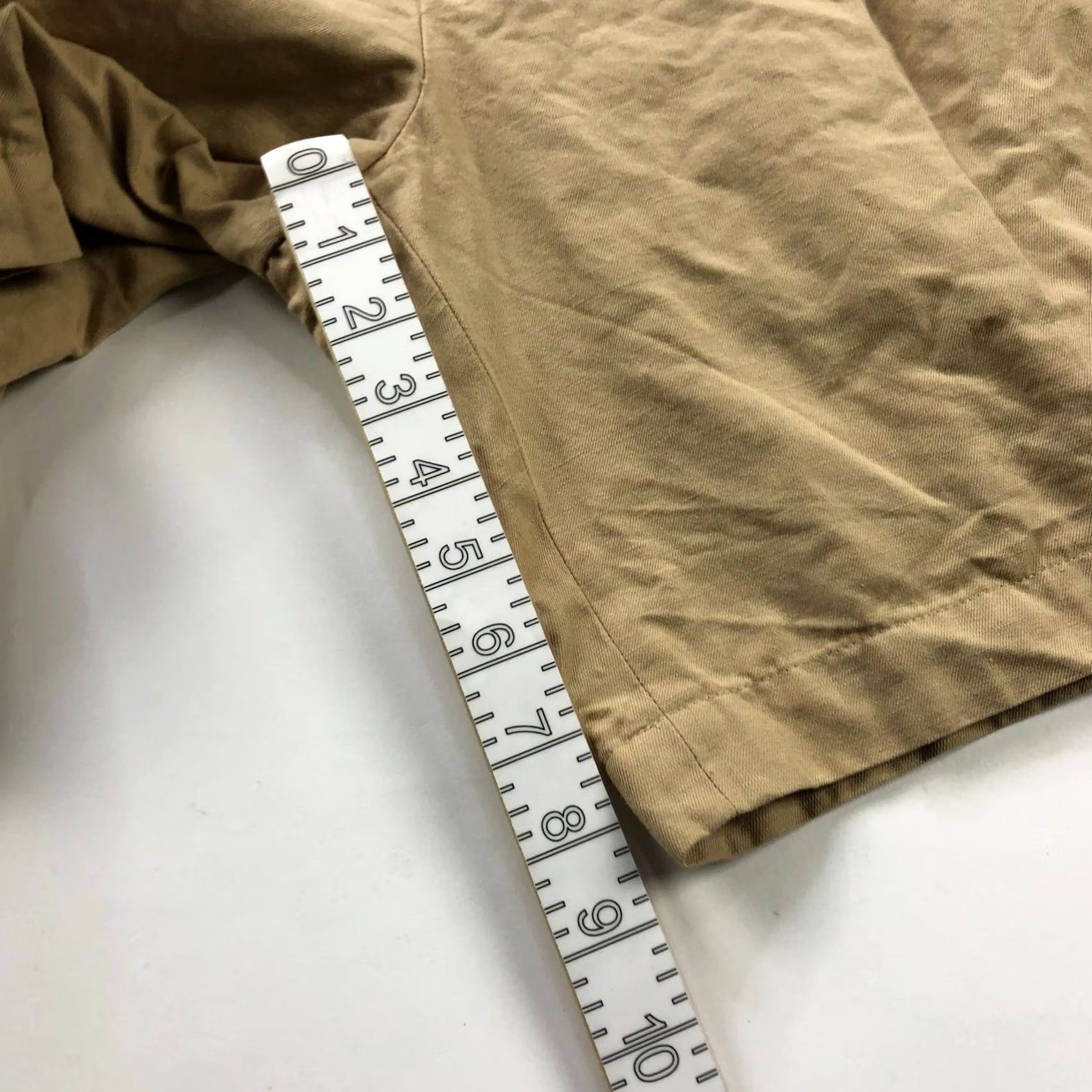 Brooks Brothers Brooks Brothers 37 (Fit 36In) Linen Cotton Pleated Chino 9" Shorts Beige Mens Regular 9" Inseam Pockets Belt Loops Front Pleated Read Size US 37 - 4 Thumbnail