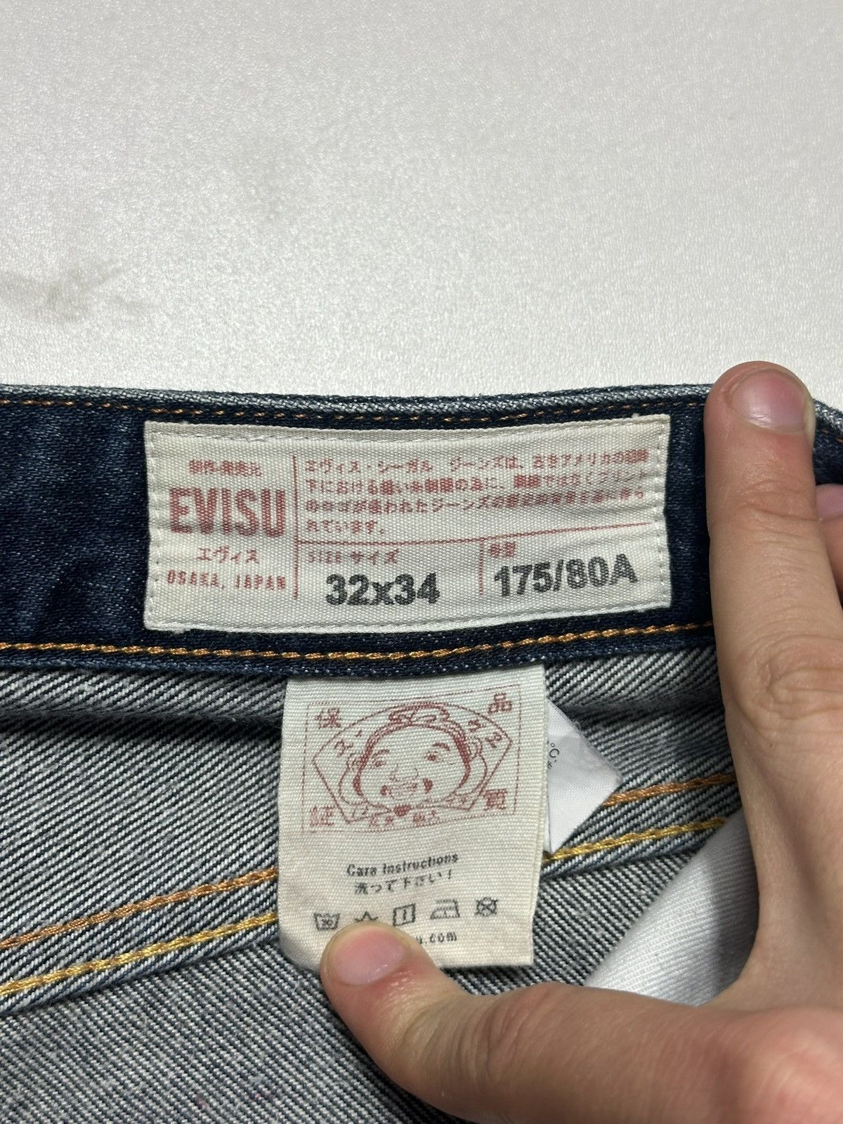 Evisu Vintage Evisu Seagull Selvedge Jeans Size US 32 / EU 48 - 7 Thumbnail
