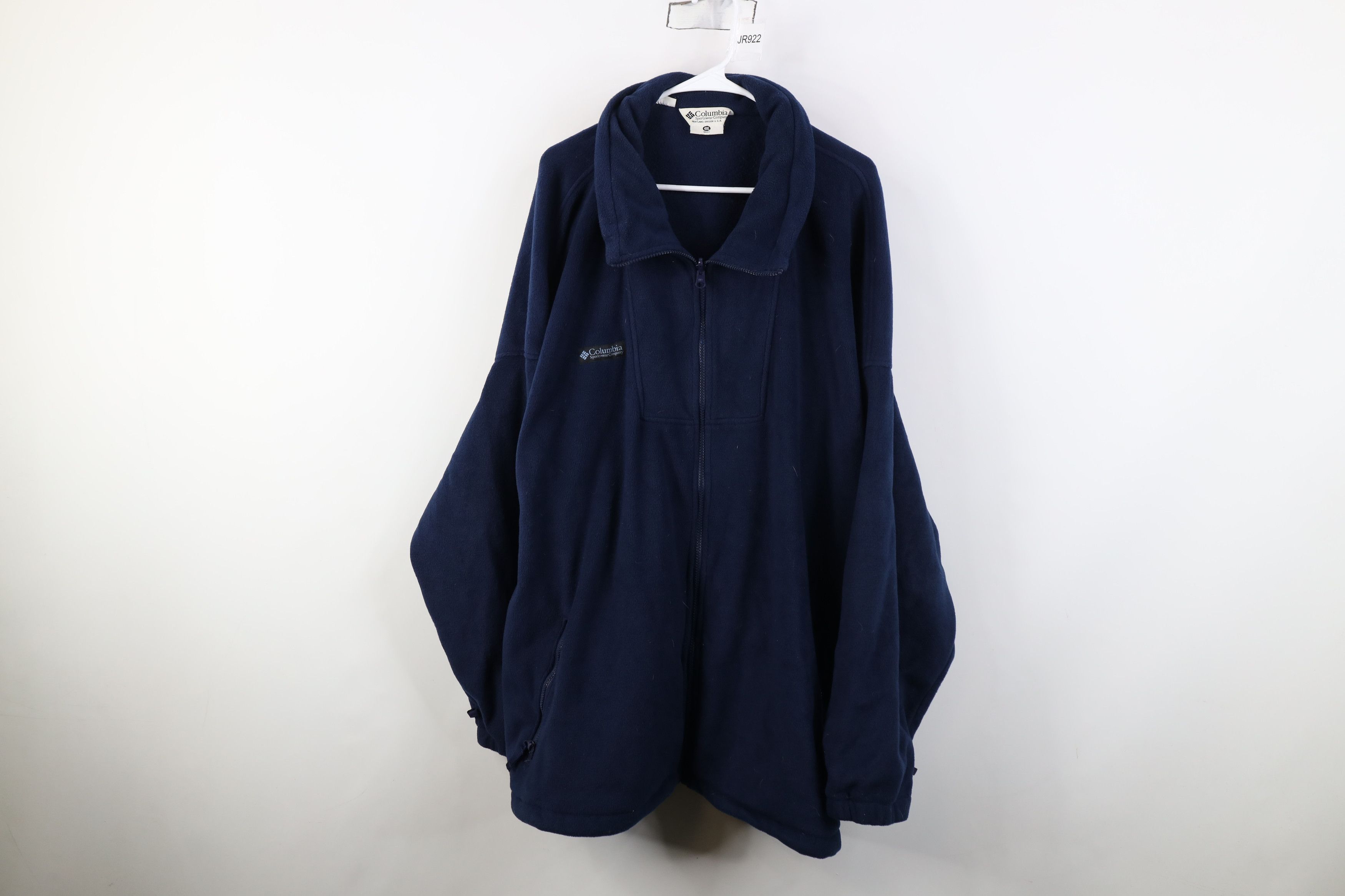 Columbia Vintage 90s Columbia Hooded 2 In 1 Parka Jacket Navy Blue Size US XXL / EU 58 / 5 - 14 Thumbnail