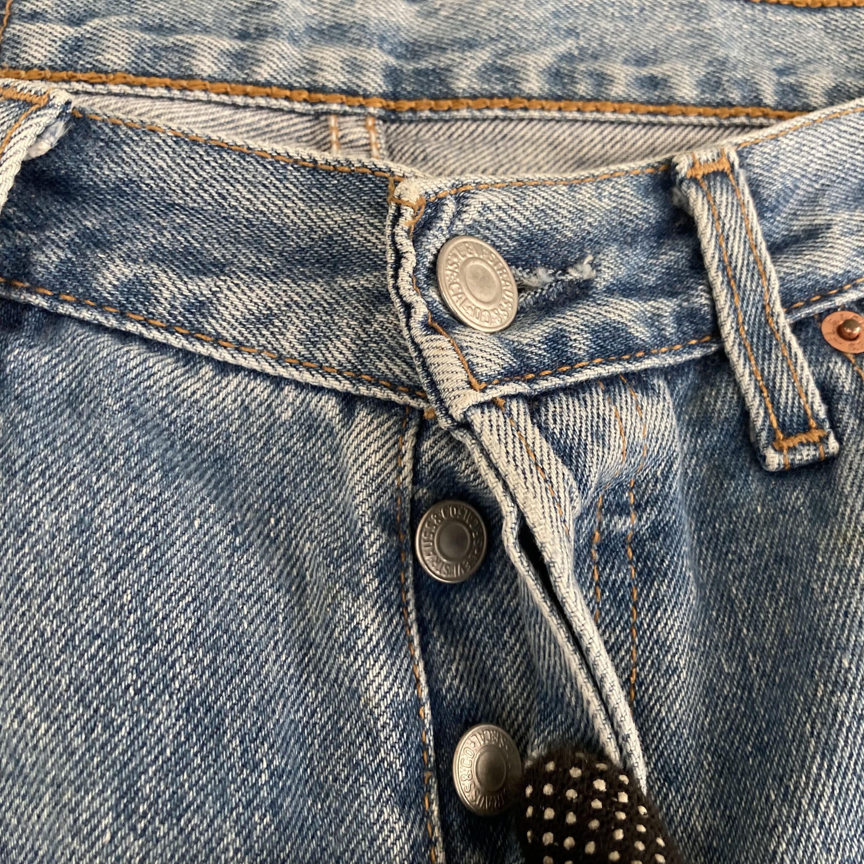 Levi's × Vintage Vtg Levis 501 Short Blue Jorts Jeans Size US 32 / EU 48 - 4 Thumbnail