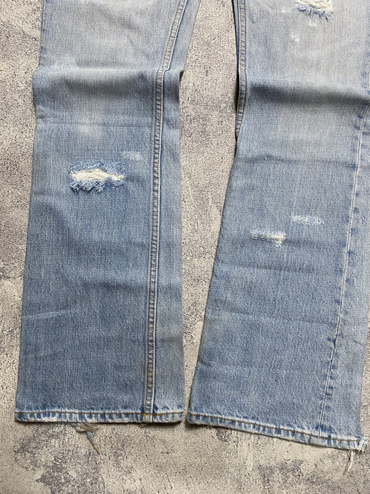 Yohji Yamamoto Vintage Ined Homme by Yohji Yamamoto Denim Flare Pant Size US 30 / EU 46 - 3 Thumbnail