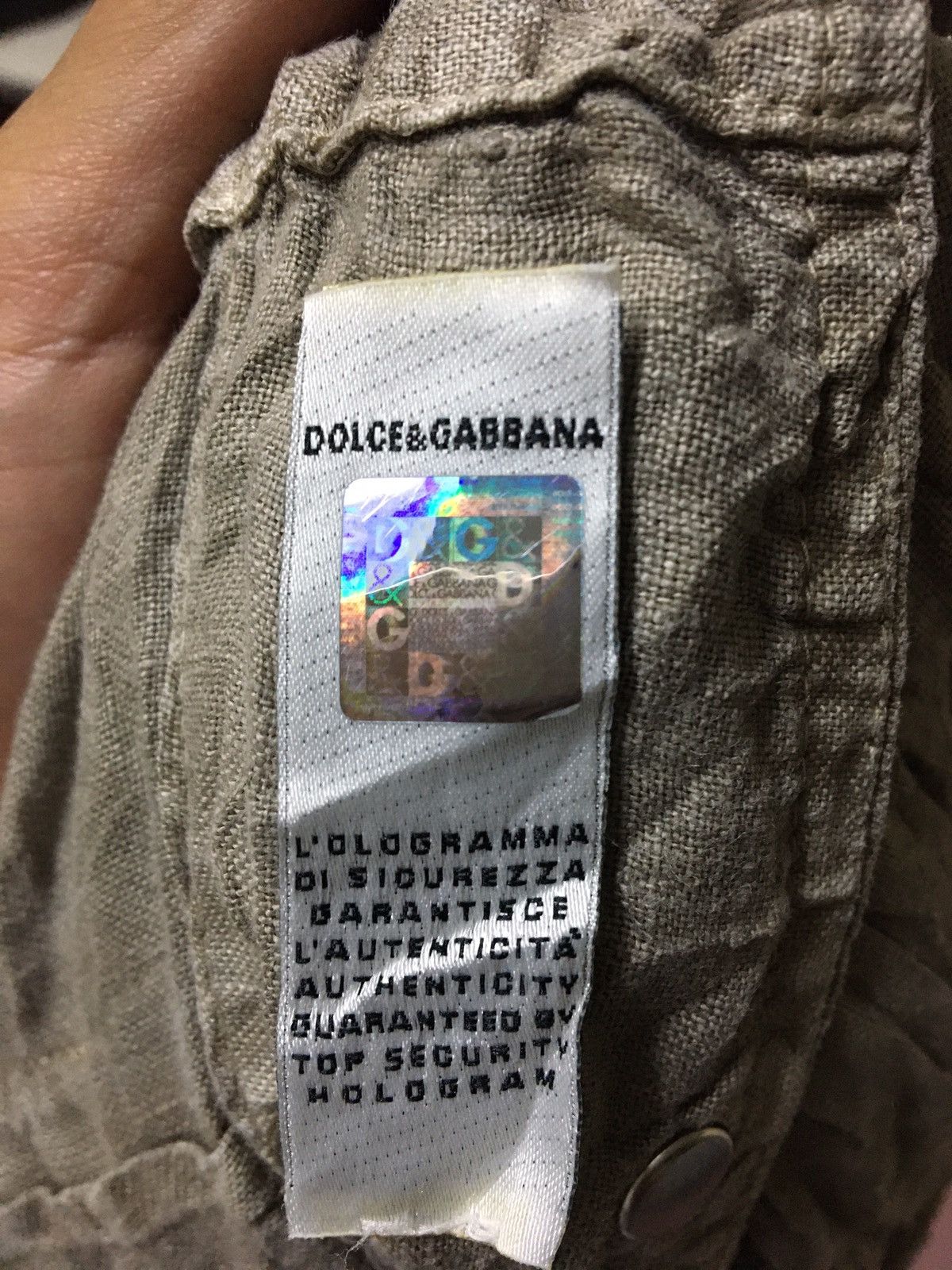 Dolce & Gabbana × Vintage Vintage Dolce & Gabbana Button Shirt MADE IN ITALY Size M / US 6-8 / IT 42-44 - 5 Thumbnail