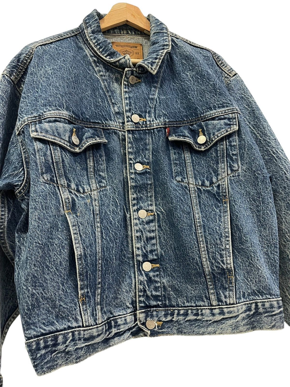 Big John Japanese Big John Distressed Denim Trucker Vintage Jacket Size US M / EU 48-50 / 2 - 2 Thumbnail