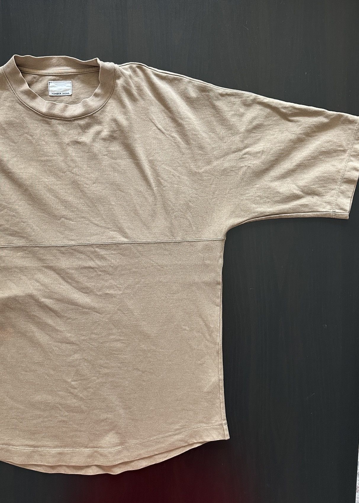 Number (N)ine Number (N)ine Oversized Panel Tee / Back Logo Size US L / EU 52-54 / 3 - 5 Thumbnail