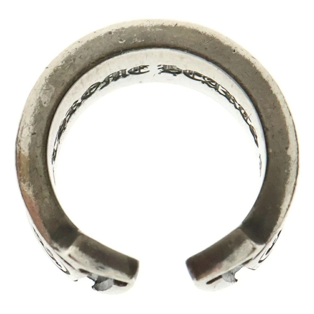 Chrome Hearts 8 CHROME HEARTS LARGE SCROLL LABEL RING silver Size ONE SIZE - 3 Thumbnail