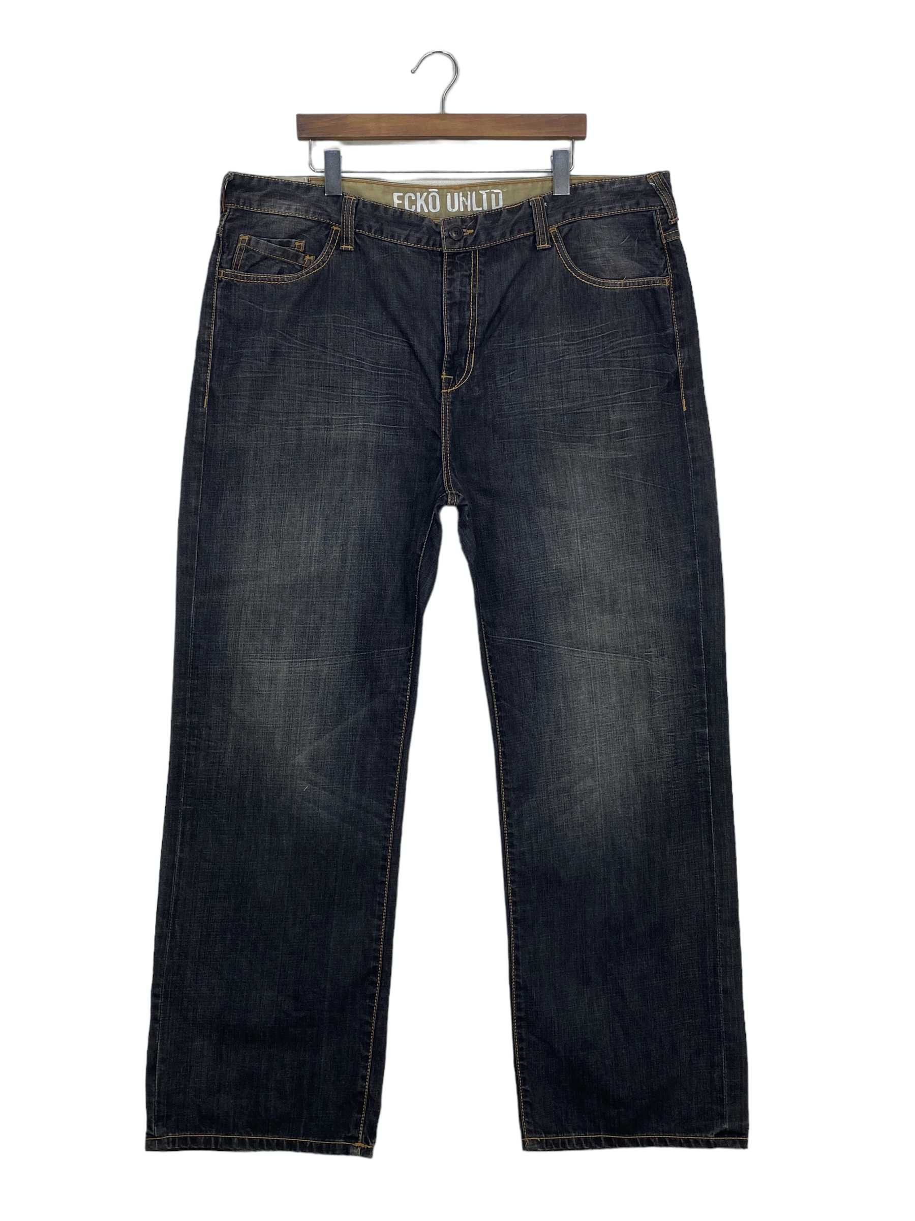 Ecko Unltd. Ecko Unltd Baggy Denim Jeans Hip Hop Skateboard Size US 42 / EU 58 - 2 Thumbnail
