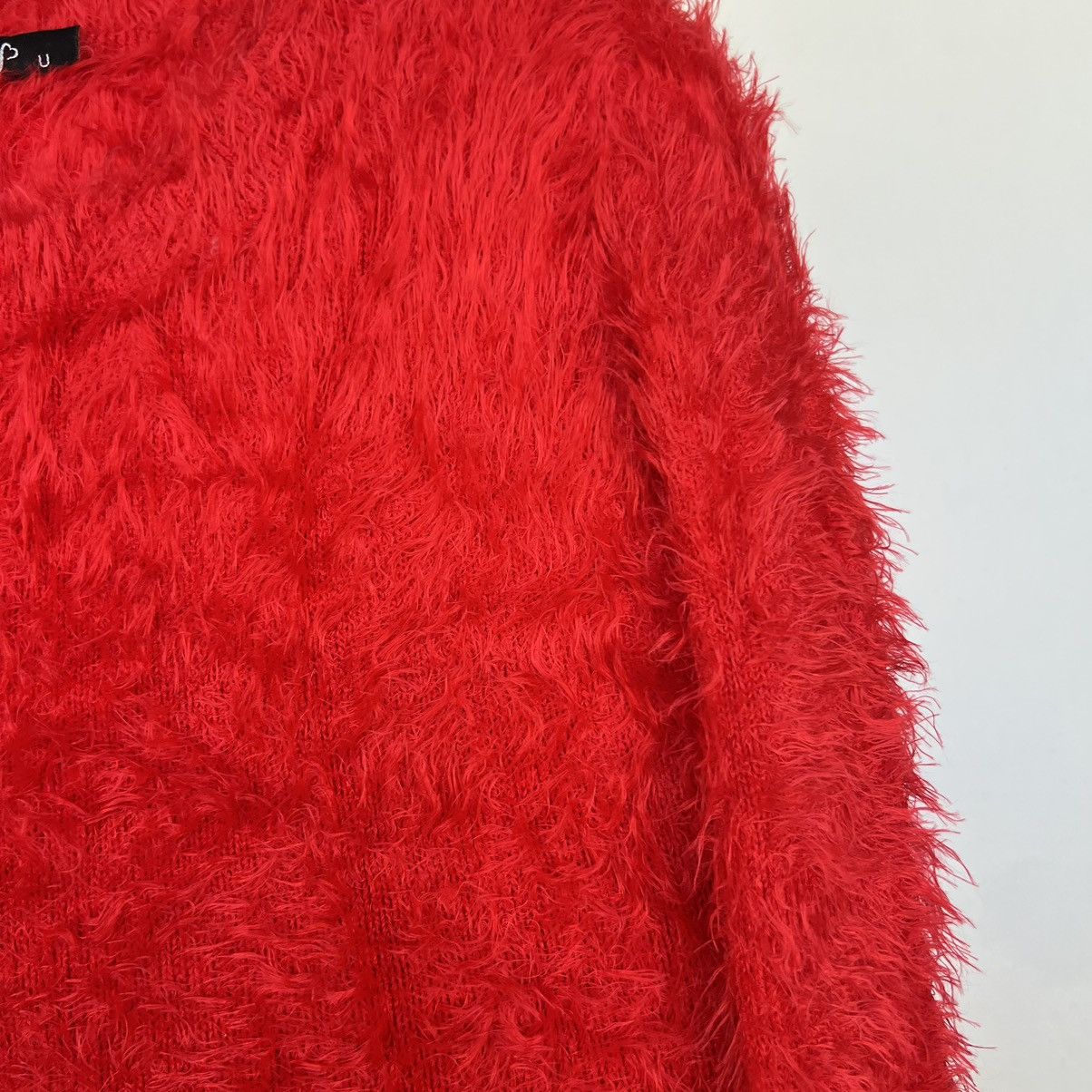 Japanese Brand Vintage red hairy silk sweater retro Size XS / US 0-2 / IT 36-38 - 7 Thumbnail