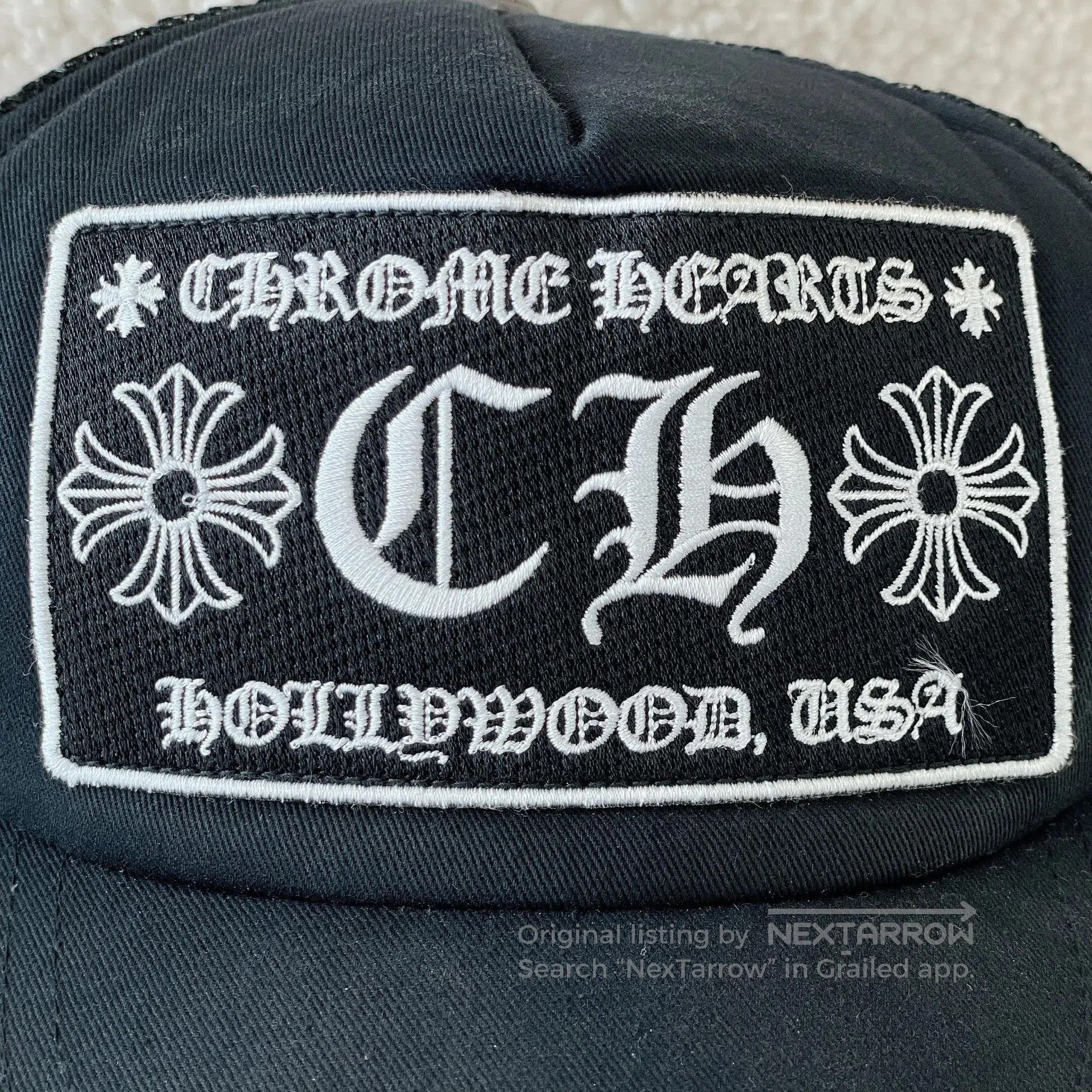 Chrome Hearts Chrome Hearts Black Embroidered Baseball Cap. Size ONE SIZE - 6 Thumbnail