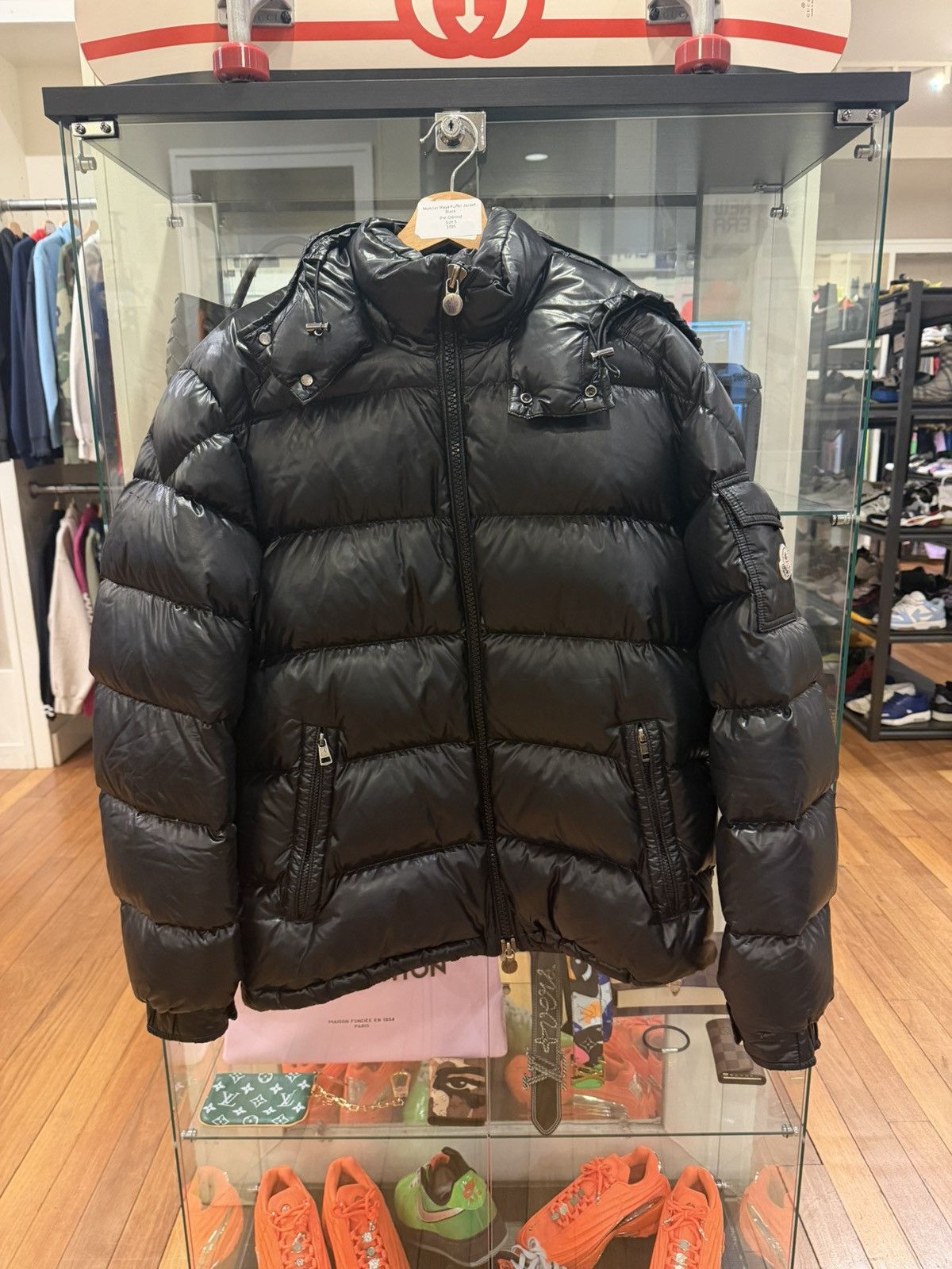 Moncler Moncler Maya Guibbotto Black Down Puffer Size US XXL / EU 58 / 5 - 1 Thumbnail