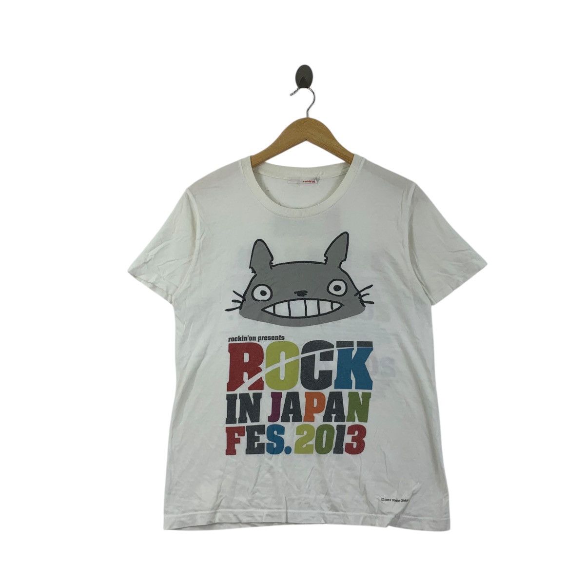 Vintage MY NEIGHBOR TOTORO x Rock In Japan 2013 Ghibli Tee Shirt Size M / US 6-8 / IT 42-44 - 1 Thumbnail