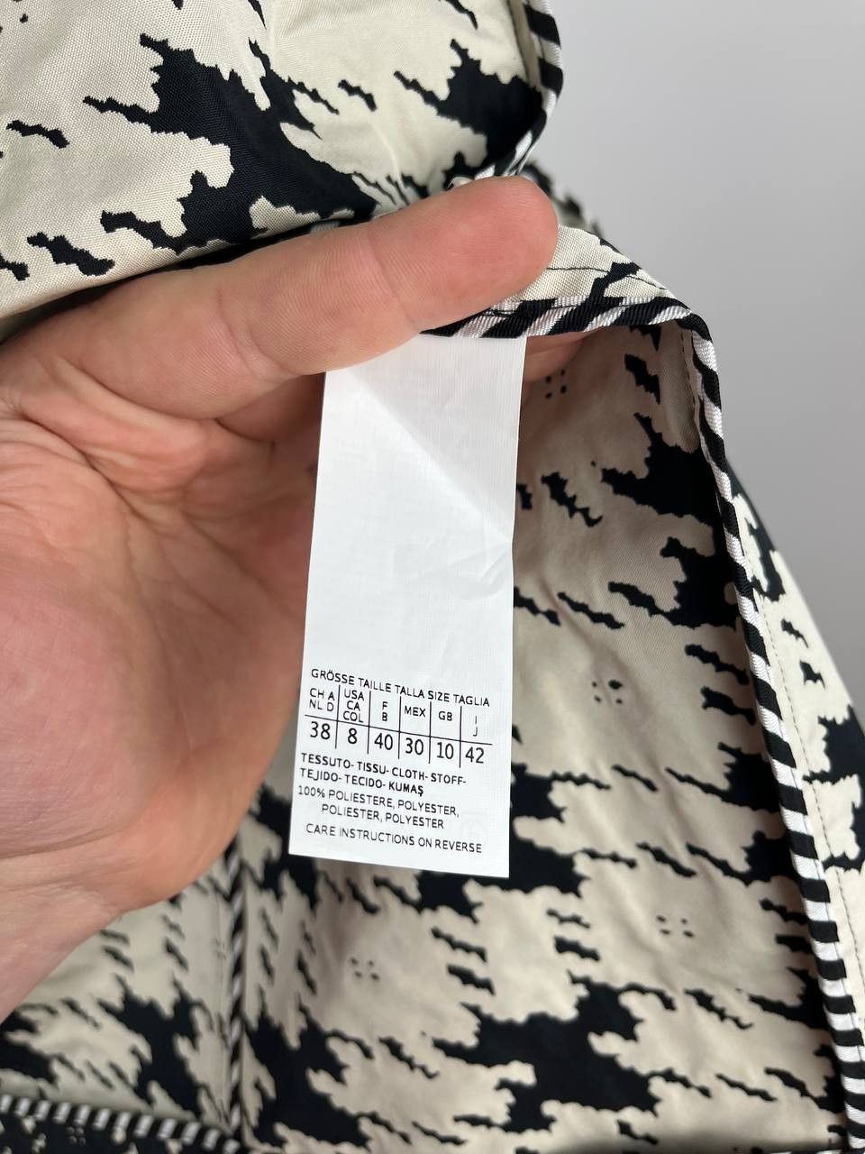 Weekend Max Mara Weekend Max Mara Houndstooth Skirt Suit Set Size M / US 6-8 / IT 42-44 - 8 Thumbnail