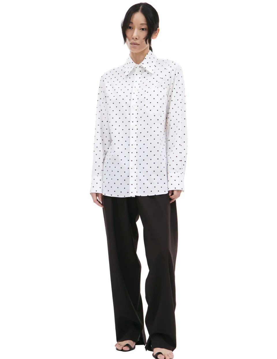 Marni o1w1db10125 Shirt in White Size L / US 10 / IT 46 - 1 Thumbnail