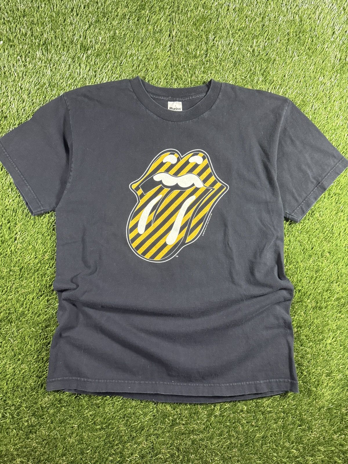 Band Tees Vintage 90s The Rolling Stones Oakland Tour Faded Band Tee Size US L / EU 52-54 / 3 - 1 Thumbnail