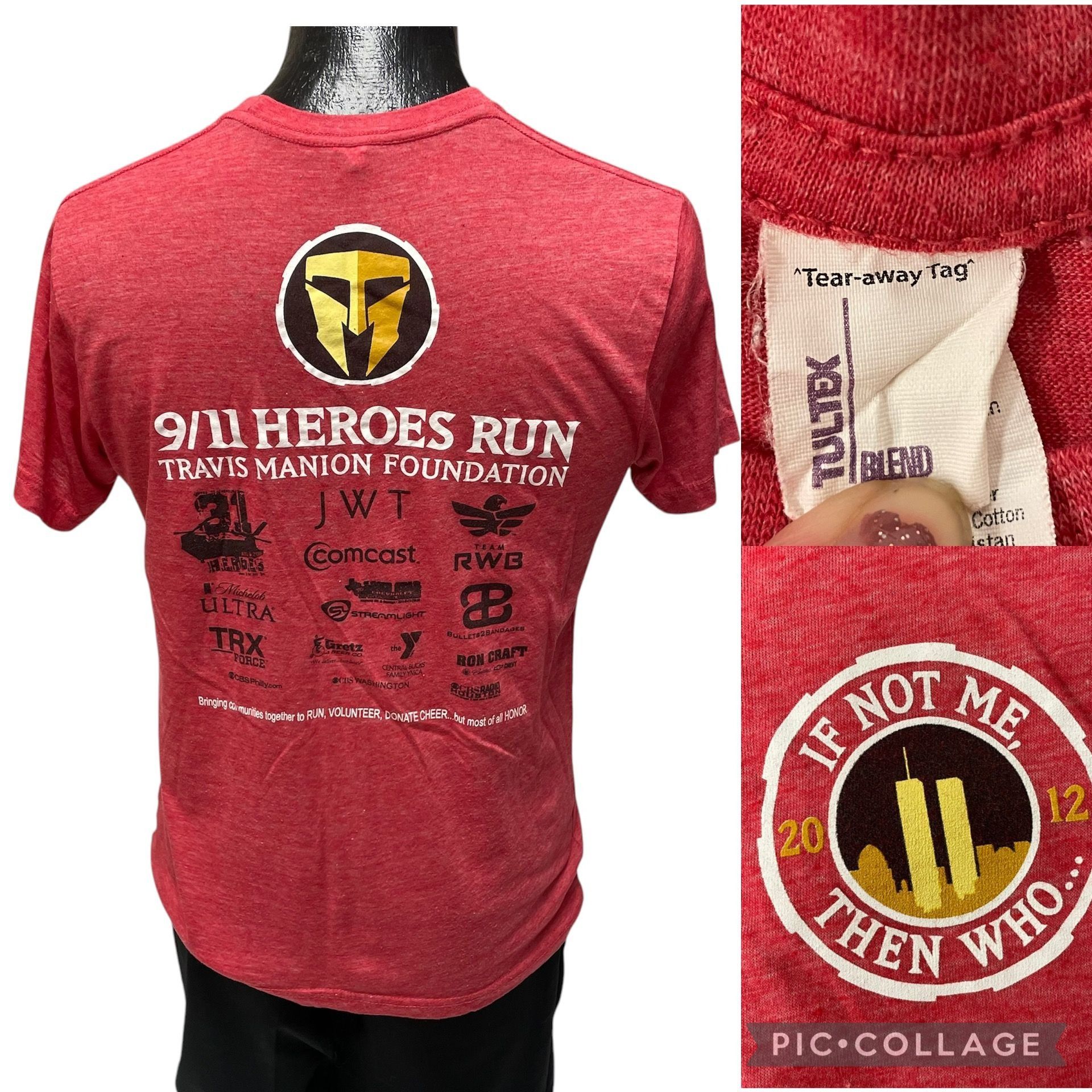 Tultex Tultex Travis Manion If Not Me Then Who 9/11 HEROES T Shirt Size US M / EU 48-50 / 2 - 1 Thumbnail