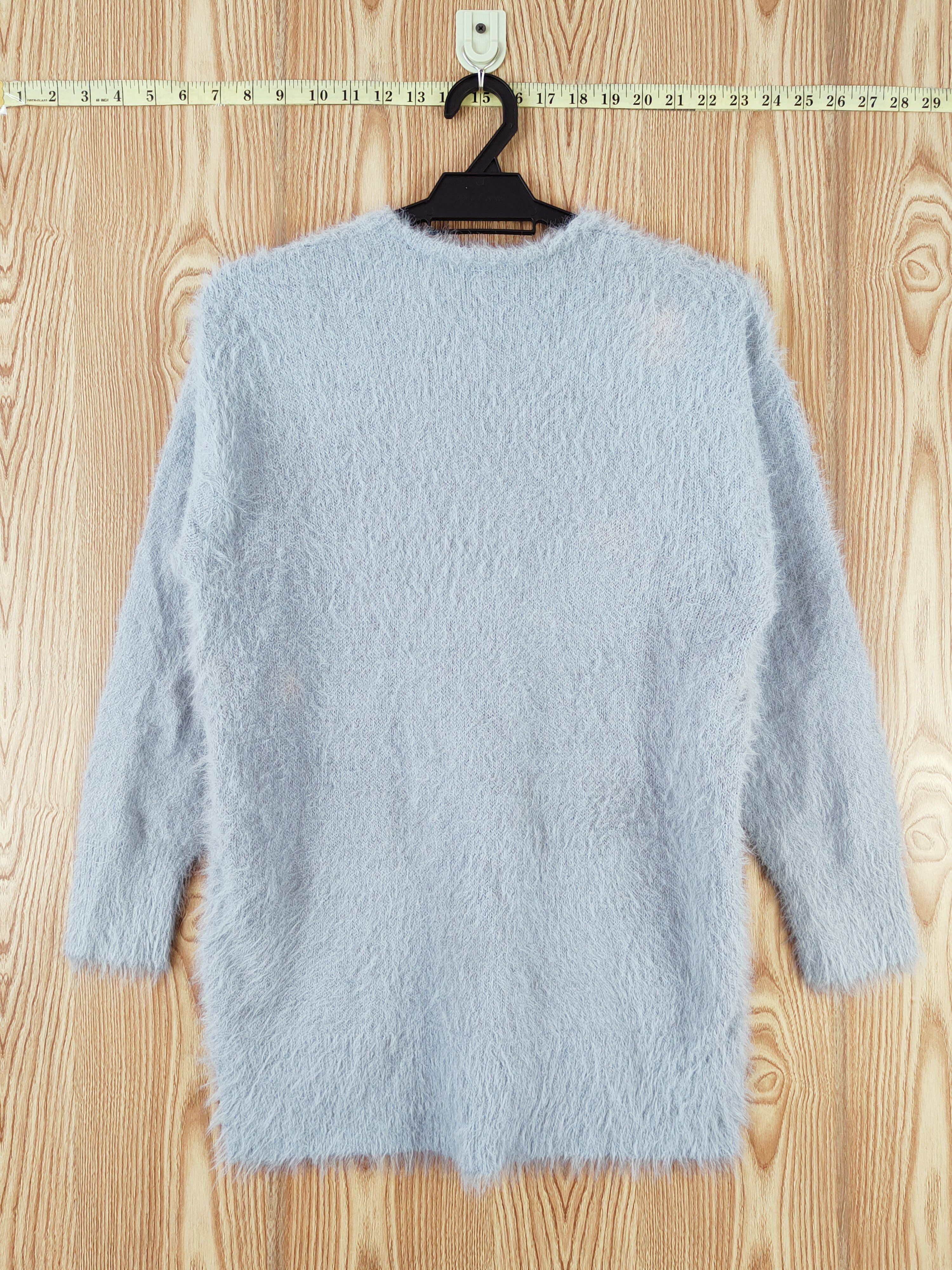 Japanese Brand × Vintage COOL DESIGN by Glacier Blue Fur Mohair Knitwear Size M / US 6-8 / IT 42-44 - 7 Thumbnail