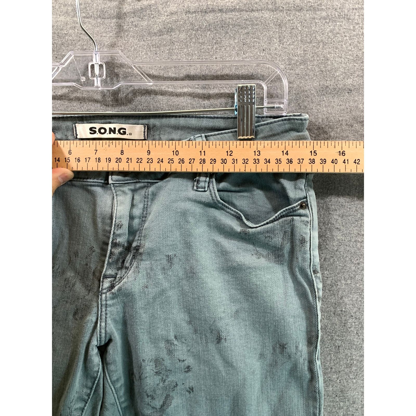 Other SONG Jeans Women Size 29 Blue Denim Jeans Size 29" - 4 Thumbnail