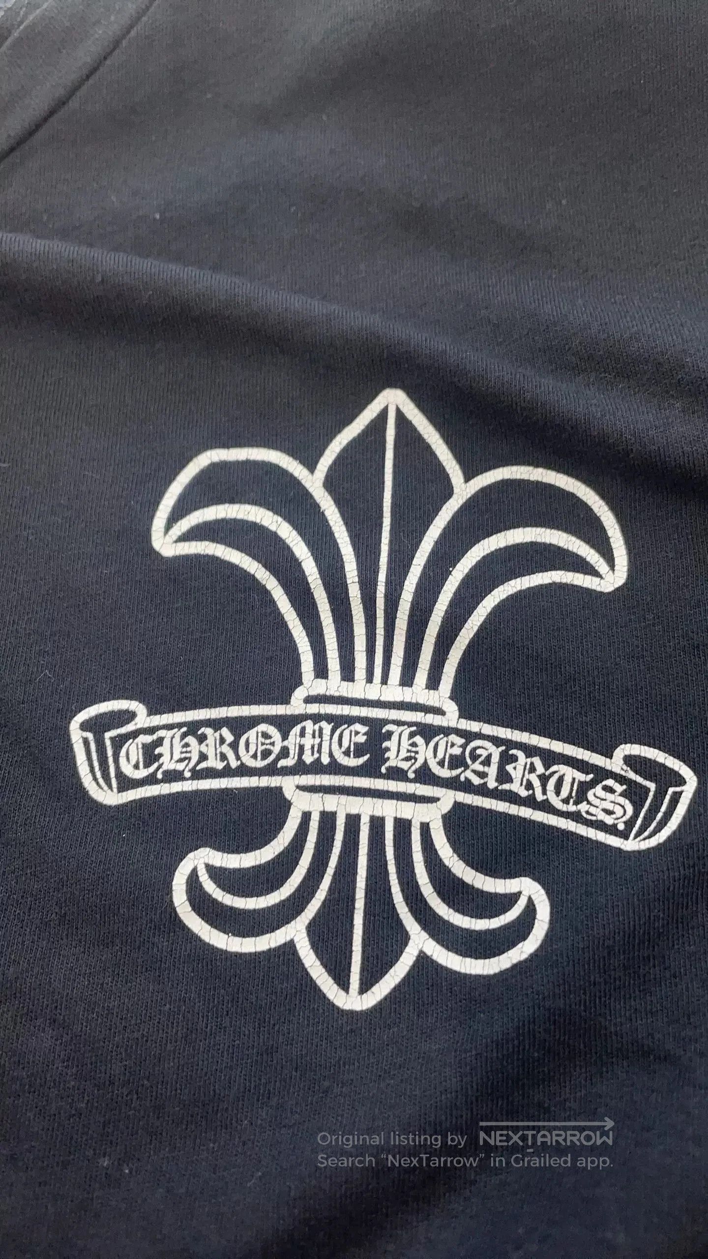 Chrome Hearts Chrome Hearts Black V-Neck Short Sleeve Tee. Size US L / EU 52-54 / 3 - 3 Thumbnail