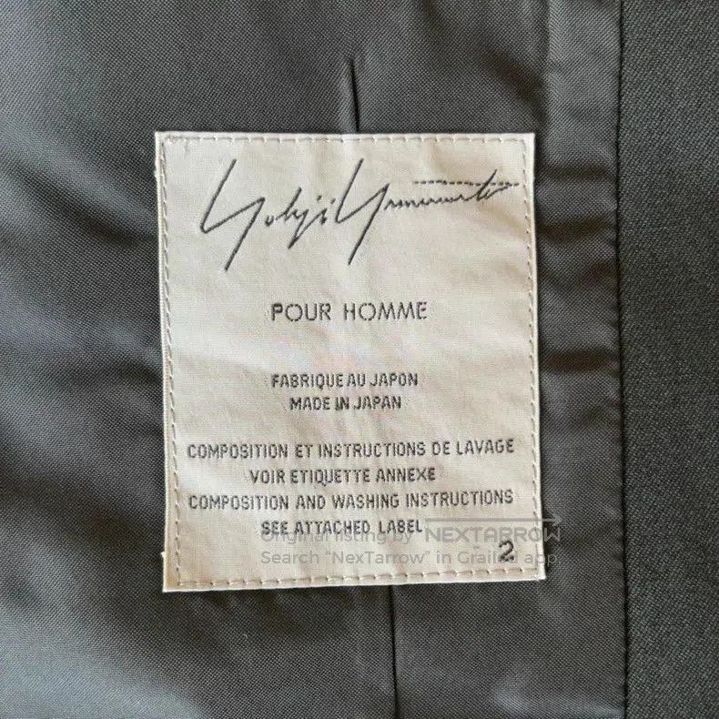 Yohji Yamamoto Yohji Yamamoto Wool Back Zip Blazer. Size US M / EU 48-50 / 2 - 7 Thumbnail