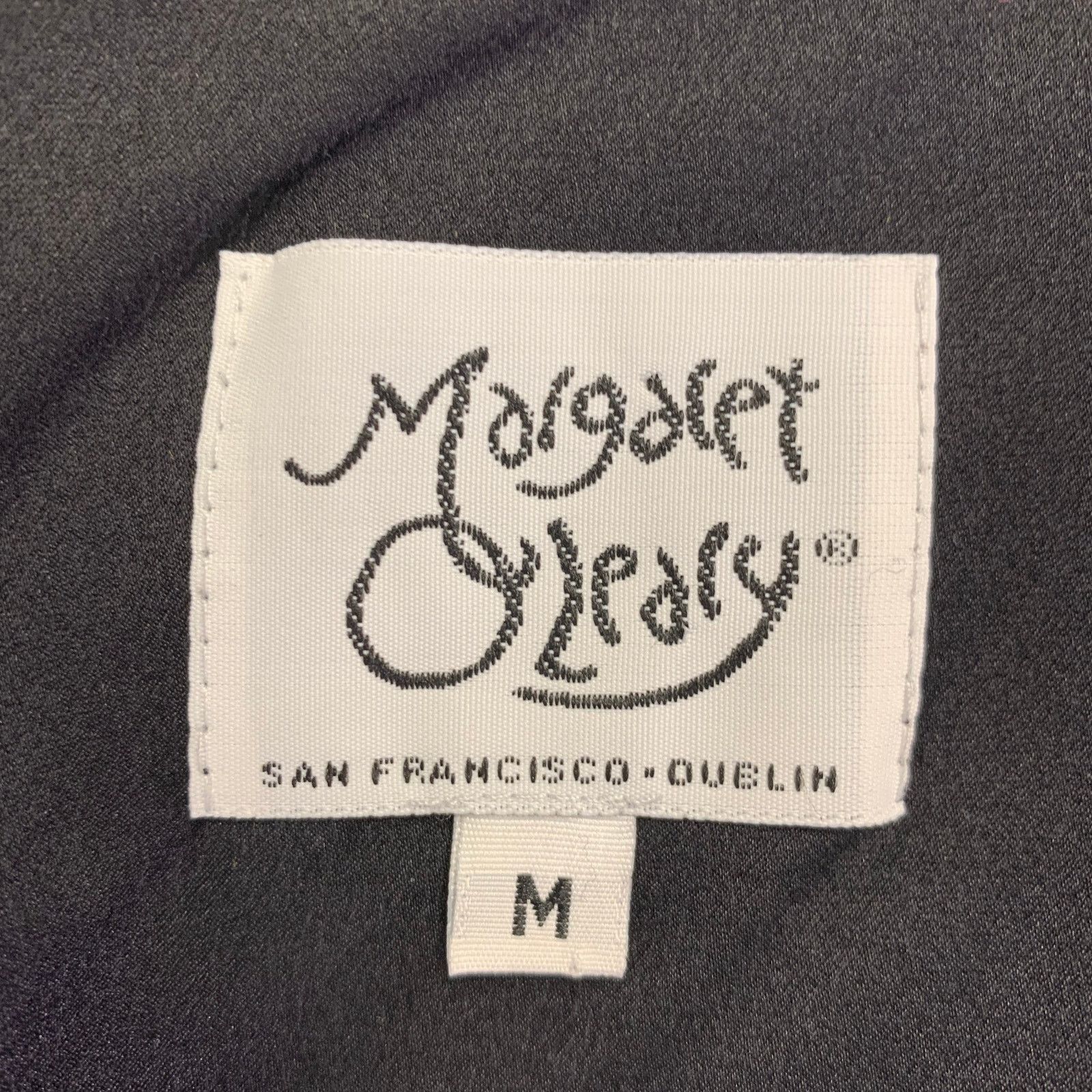 Other MARGARET OLEARY Size M Black Velvet Sleeveless Long Dress Size M / US 6-8 / IT 42-44 - 7 Thumbnail