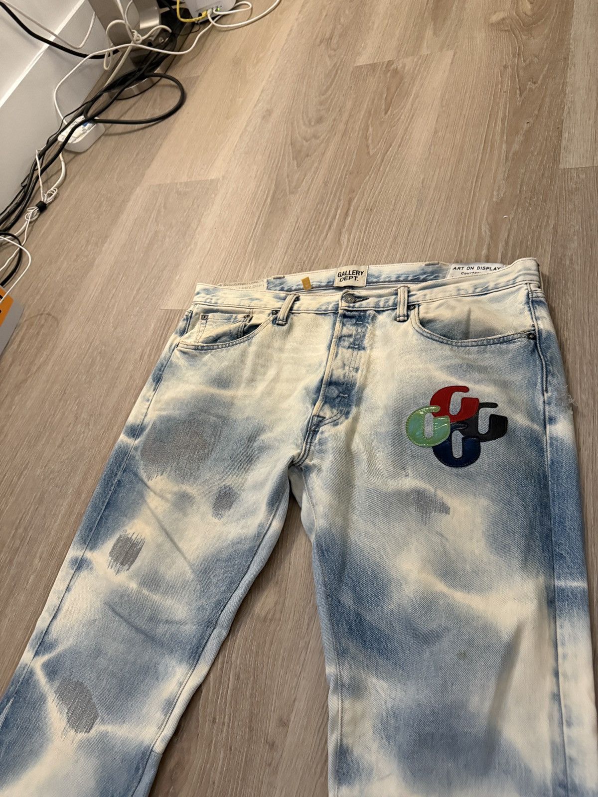 Gallery Dept. Gallery Dept G Patch Denim Jeans Size US 32 / EU 48 - 4 Thumbnail