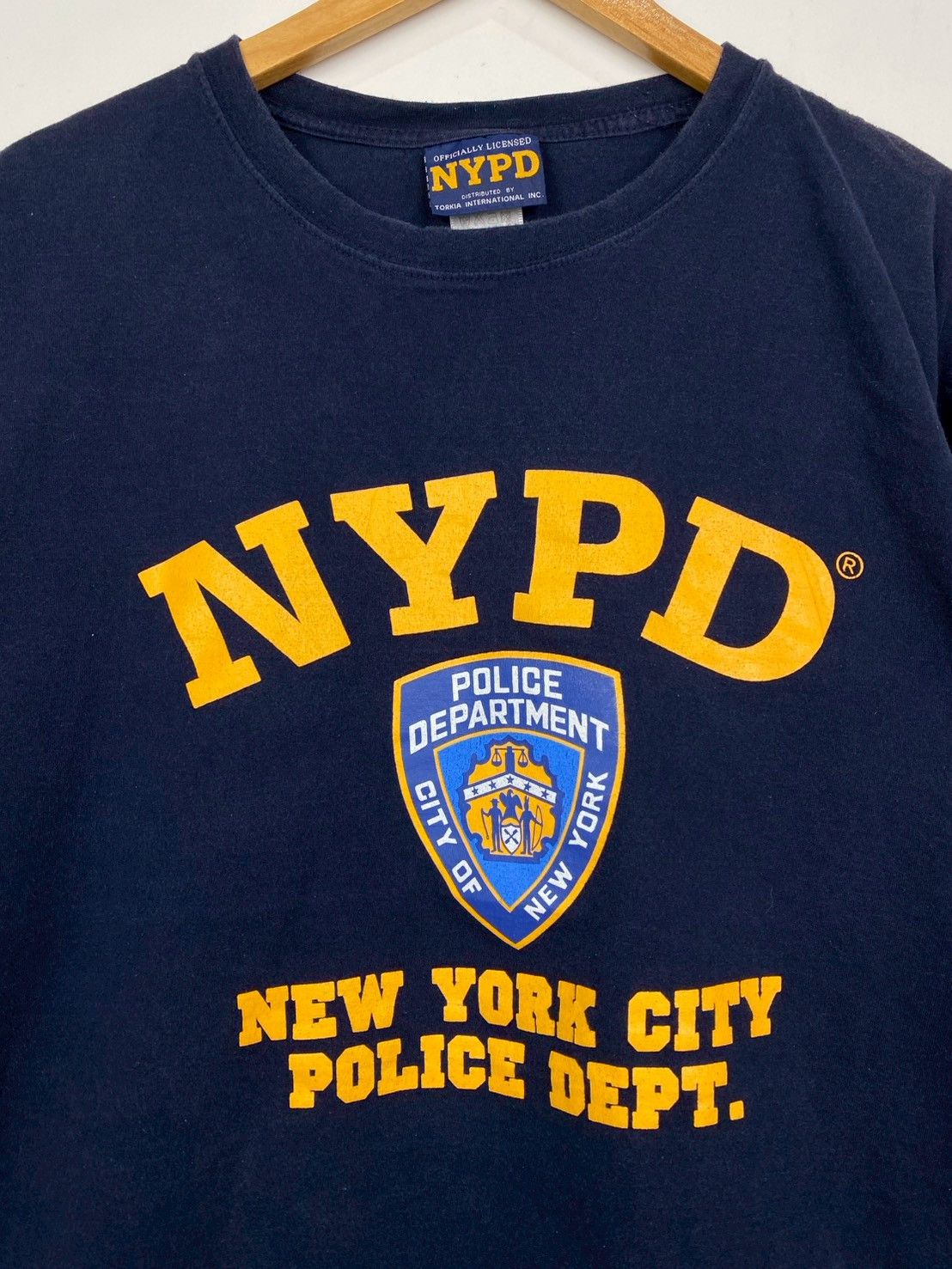 Vintage Vintage NYPD T-Shirts XL DO2258 Size US XL / EU 56 / 4 - 2 Thumbnail