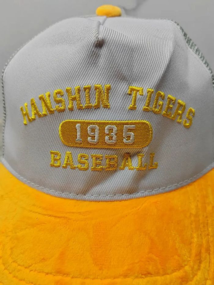 Japanese Brand Vintage Hanshin Tiger Trucker Cap Hat Size ONE SIZE - 3 Thumbnail