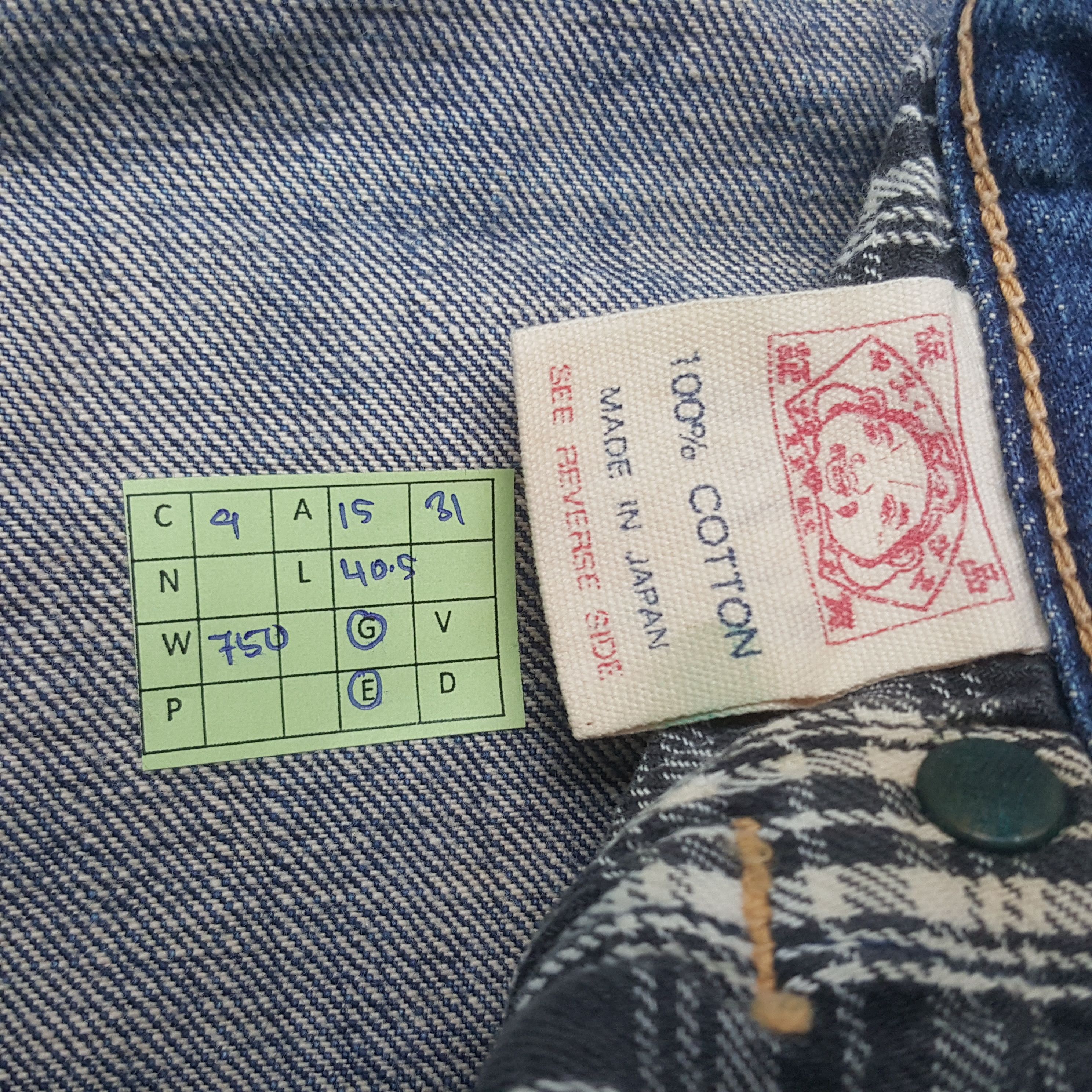 Evisu Vintage Evisu Selvedge Japan Daicock Custom Denim Jeans RR9 Size US 30 / EU 46 - 8 Thumbnail