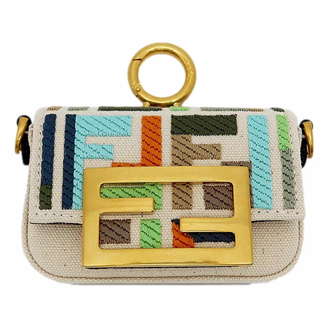 Fendi o1loc1c1225 Size: OS/Chain Baguette Charm Bag in Multicolor Size ONE SIZE - 1 Preview