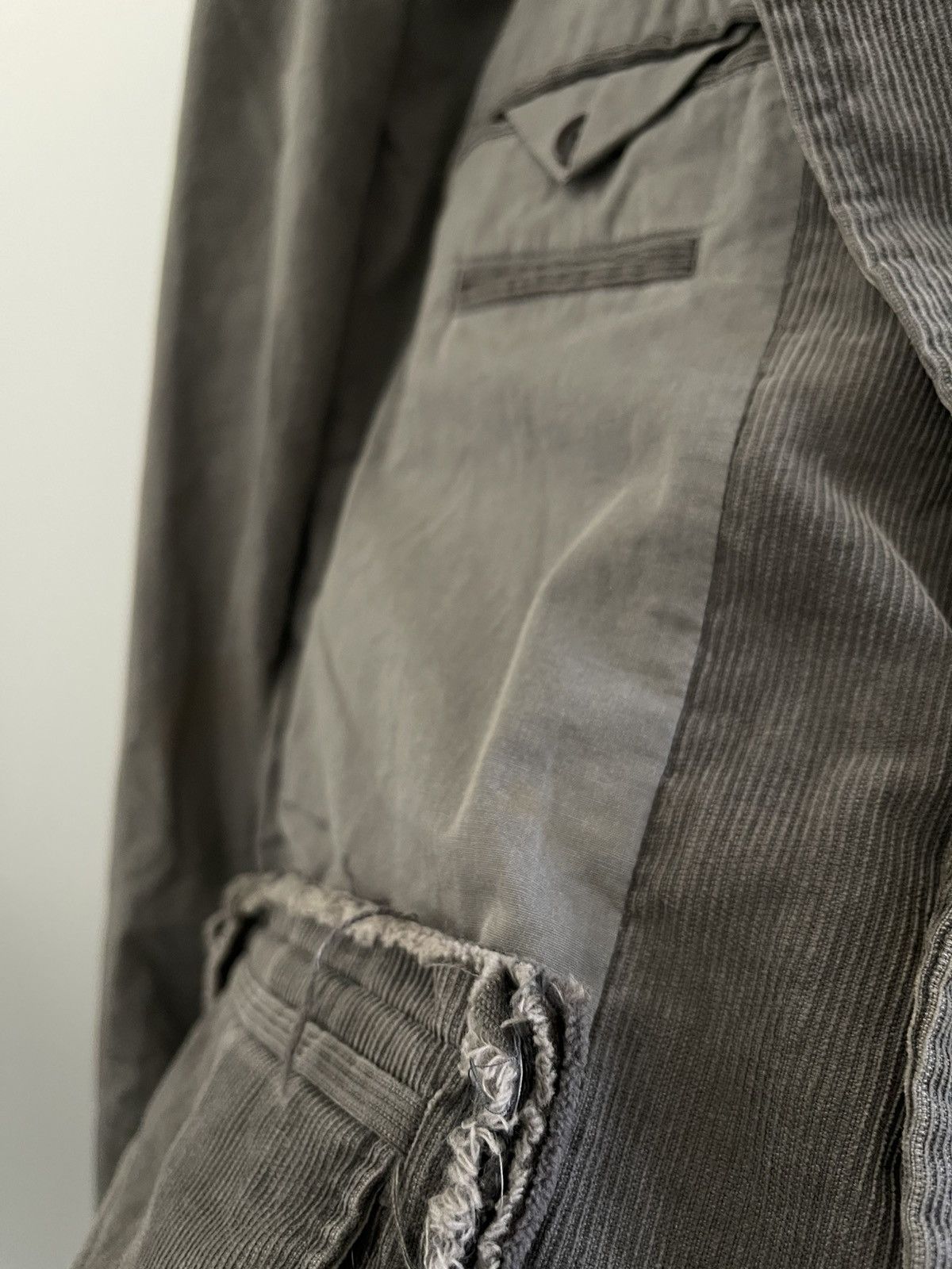 Maison MIHARA YASUHIRO Miharayasuhiro 00s Inside-Out Blazer With Corduroy Panels Size US M / EU 48-50 / 2 - 19 Thumbnail