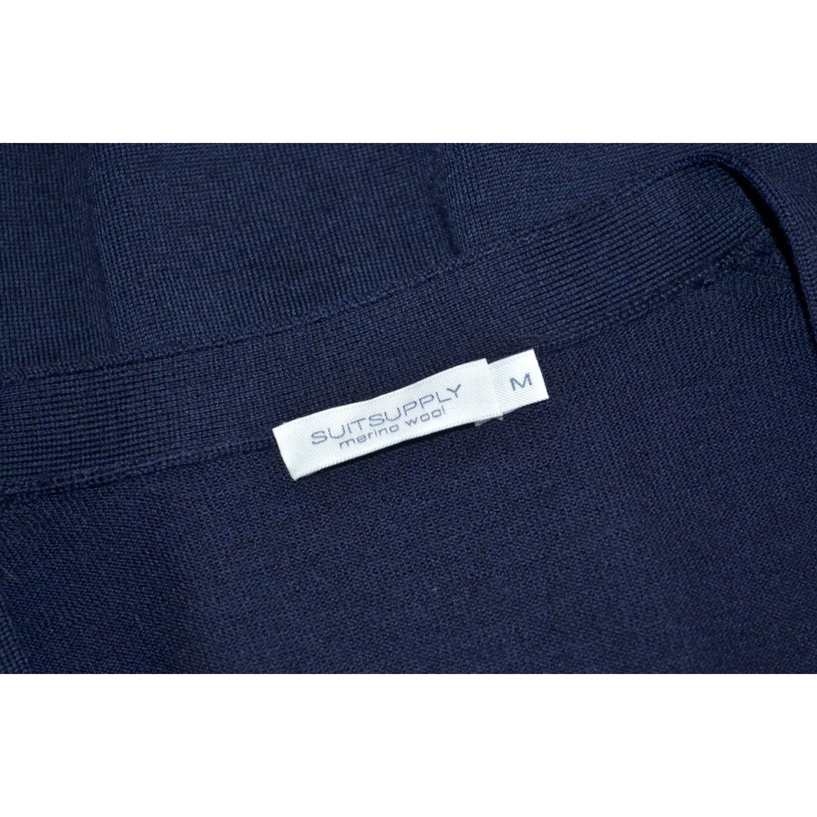 Suitsupply Suitsupply Merino Wool Cardigan Sweater Navy V-Neck Button Front Mens M Size US M / EU 48-50 / 2 - 4 Thumbnail