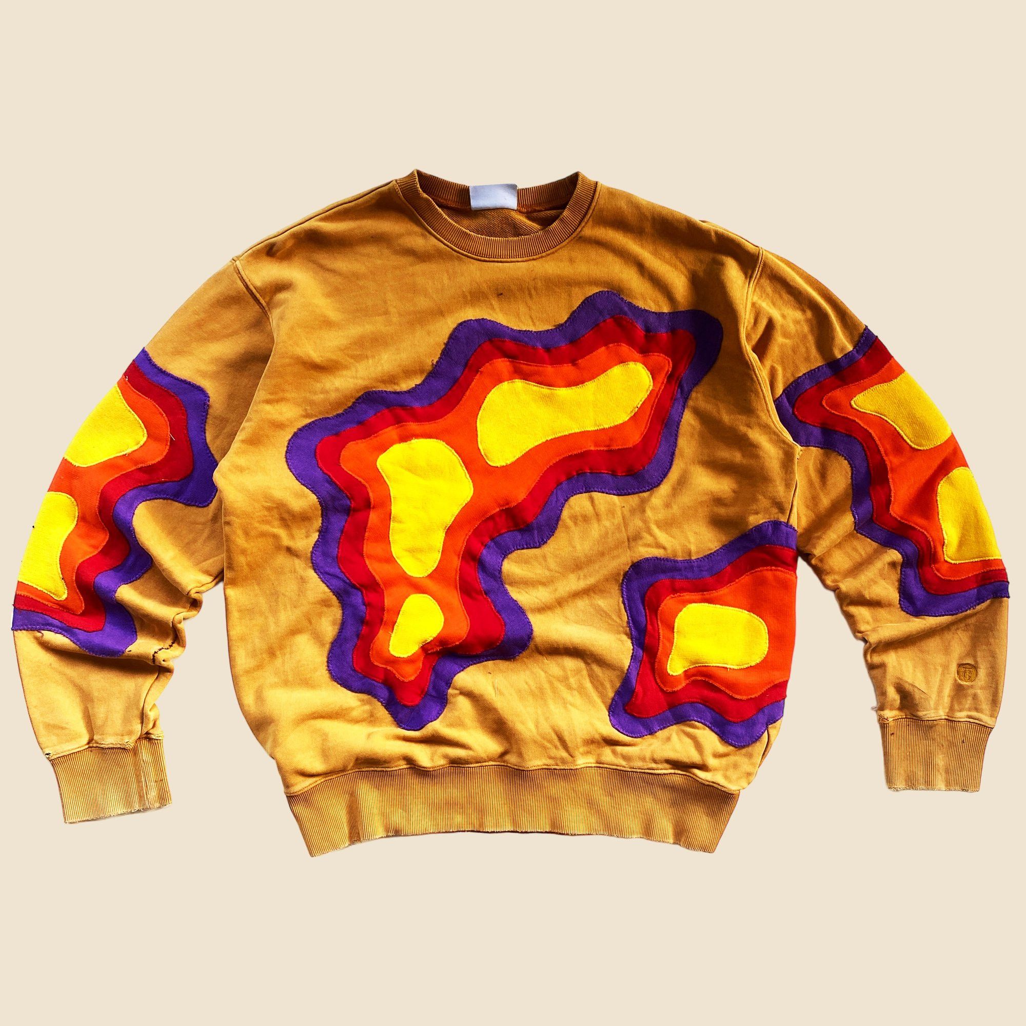 Handmade × Japanese Brand 1 OF 1 REWORKED SUPER THERMAL SWEATSHIRT SIZE XL Size US XL / EU 56 / 4 - 1 Thumbnail