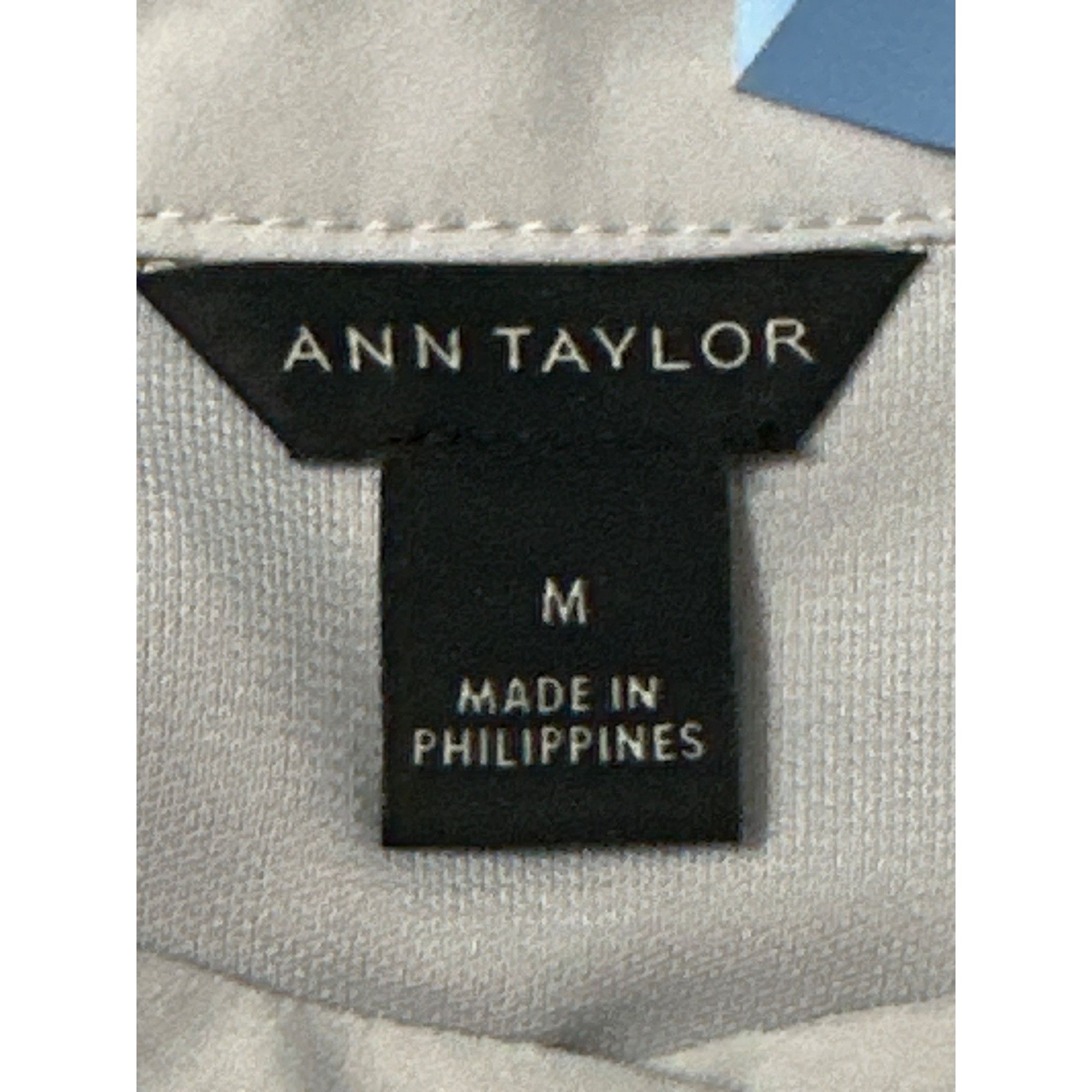 Ann Taylor Ann Taylor Medium Scallop Trim Sleeveless Blouse Gray Minima Size M / US 6-8 / IT 42-44 - 10 Thumbnail