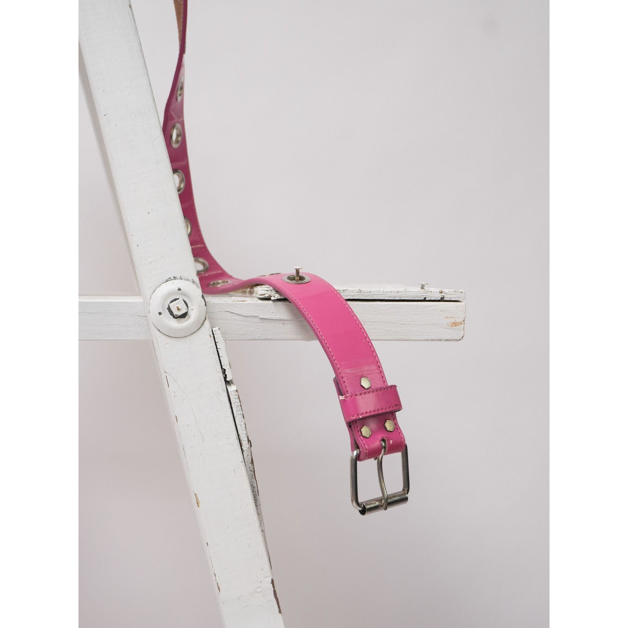 Other Y2k Pink Studded Leather Belt Size ONE SIZE - 3 Thumbnail