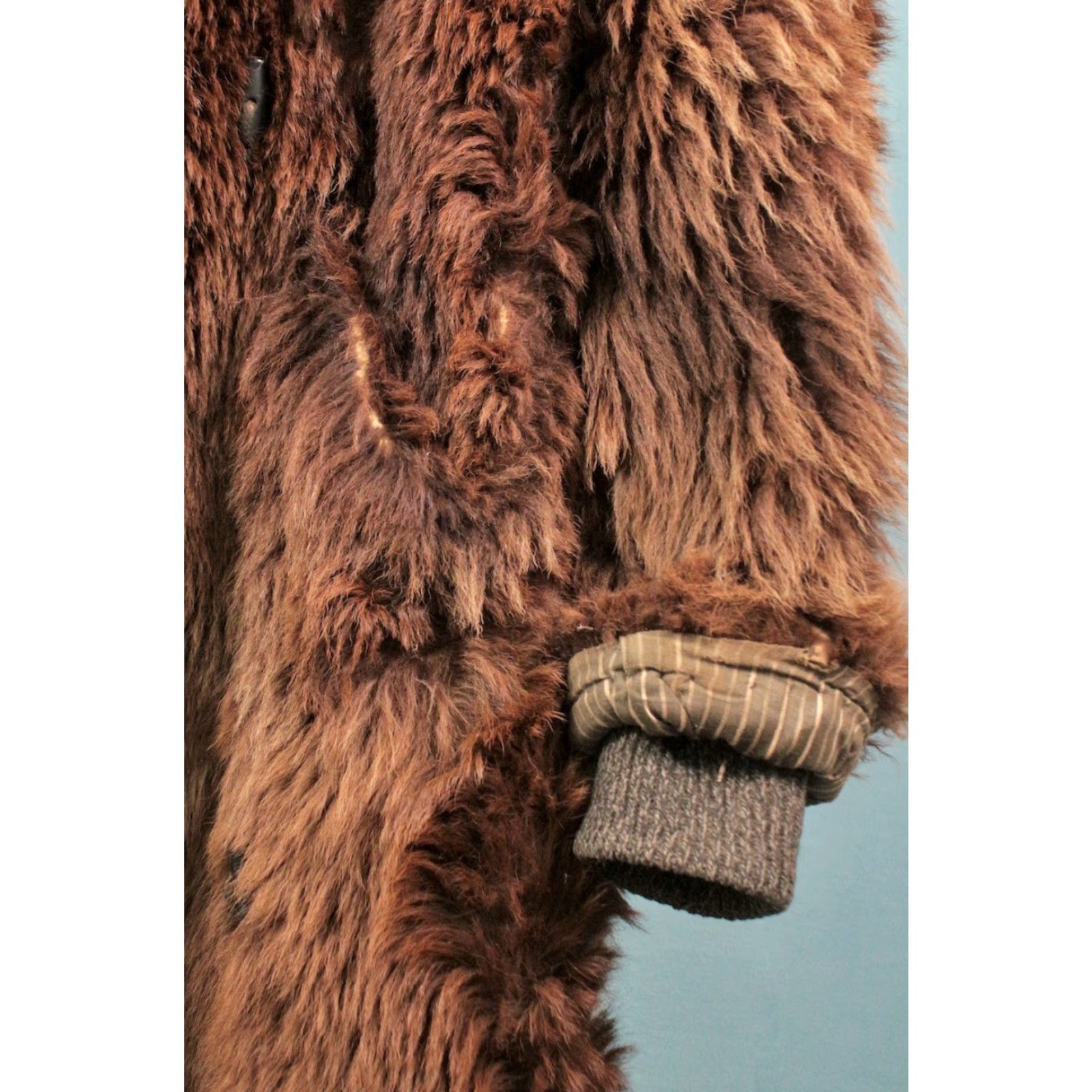 Vintage ANTIQUE Fur Coat Men's VTG Edwardian Brown 1900s long coat Sz M-L Fur Coat Mens Brown 1900s Edwardian VTG Antique Size US M / EU 48-50 / 2 - 7 Thumbnail