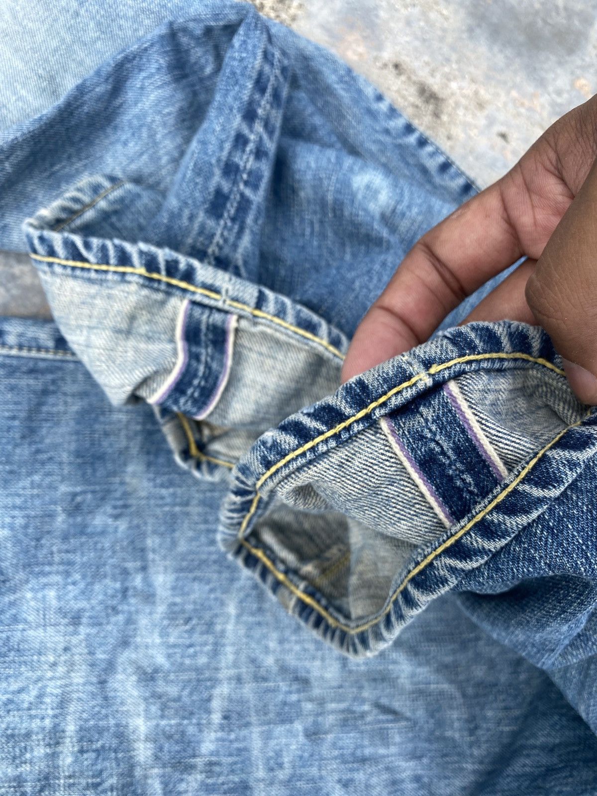 Prps Vintage Distressed Prps Selvedge Denim Pants Size US 33 - 14 Thumbnail