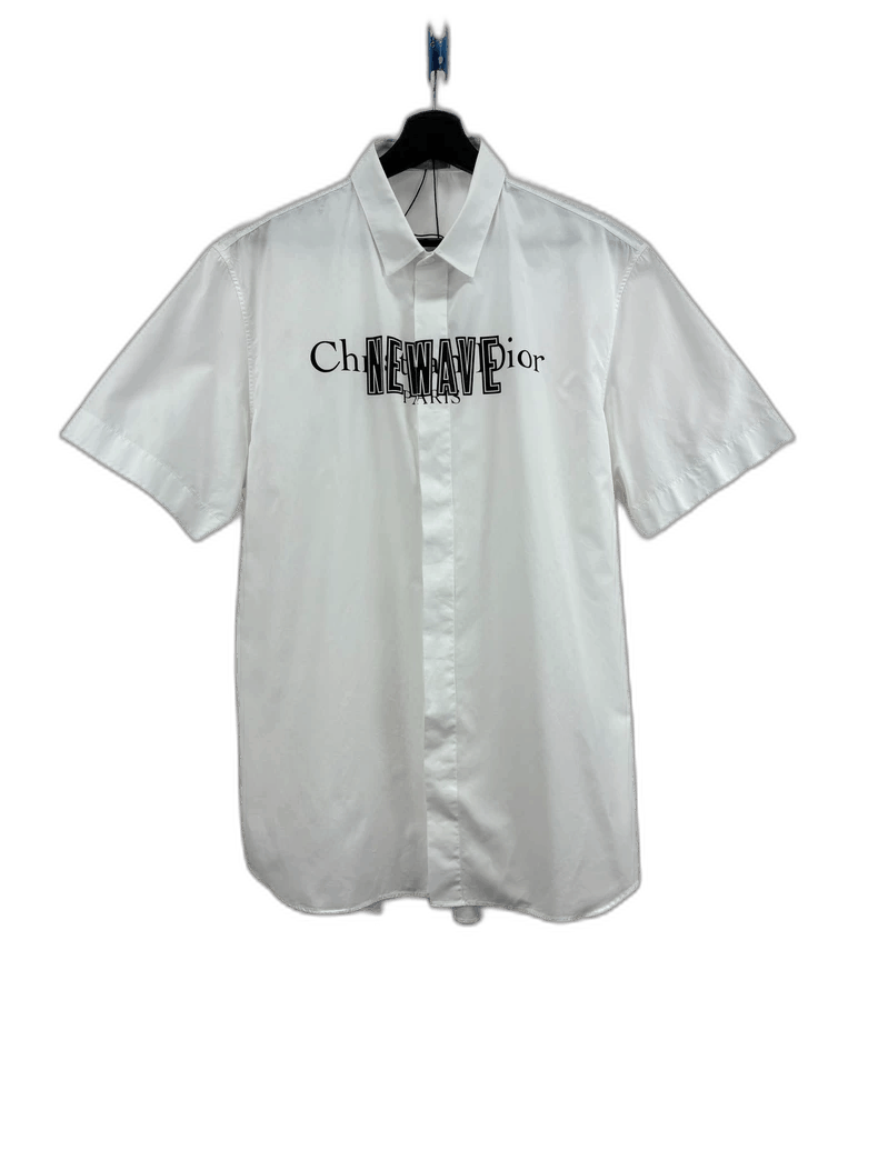 Dior Dior Short Sleeve Letter Print Shirt Size US L / EU 52-54 / 3 - 1 Thumbnail