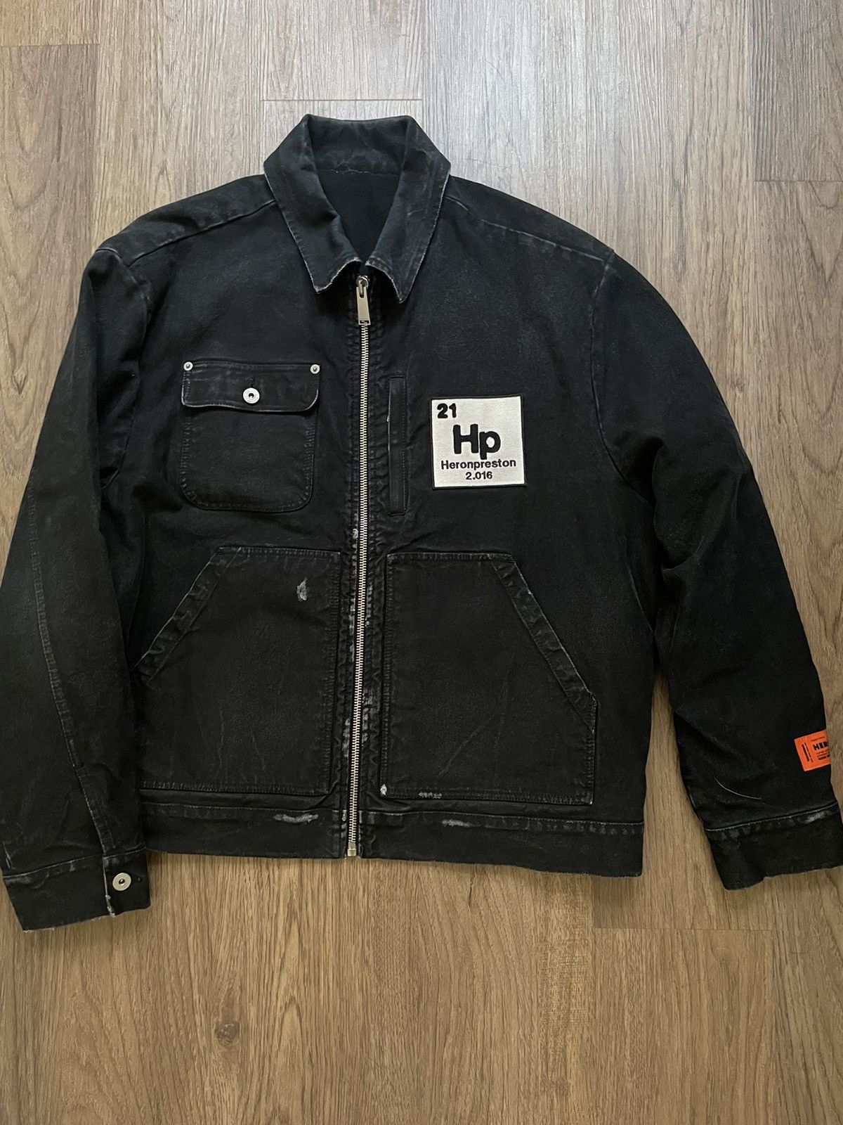 Heron Preston Worker Zip up denim jacket *Deleting soon* | Grailed