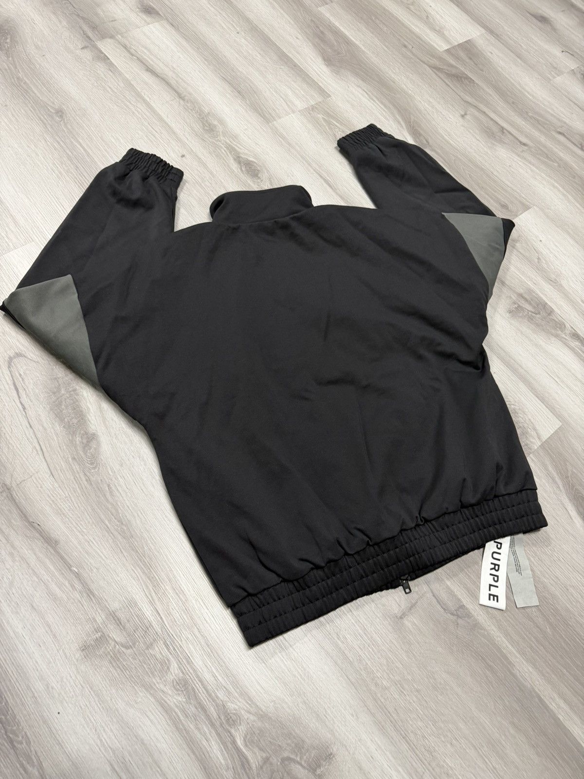 Purple Brand Purple Brand Oversized Track Jacket Black Beauty Size US M / EU 48-50 / 2 - 4 Thumbnail