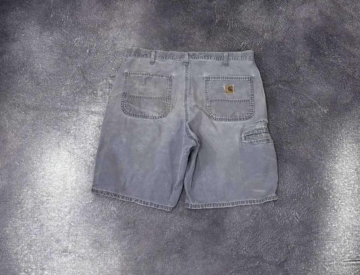 Carhartt × Vintage Vintage Carhartt Gray Work Hype Baggy Shorts Jorts Size US 36 / EU 52 - 1 Thumbnail