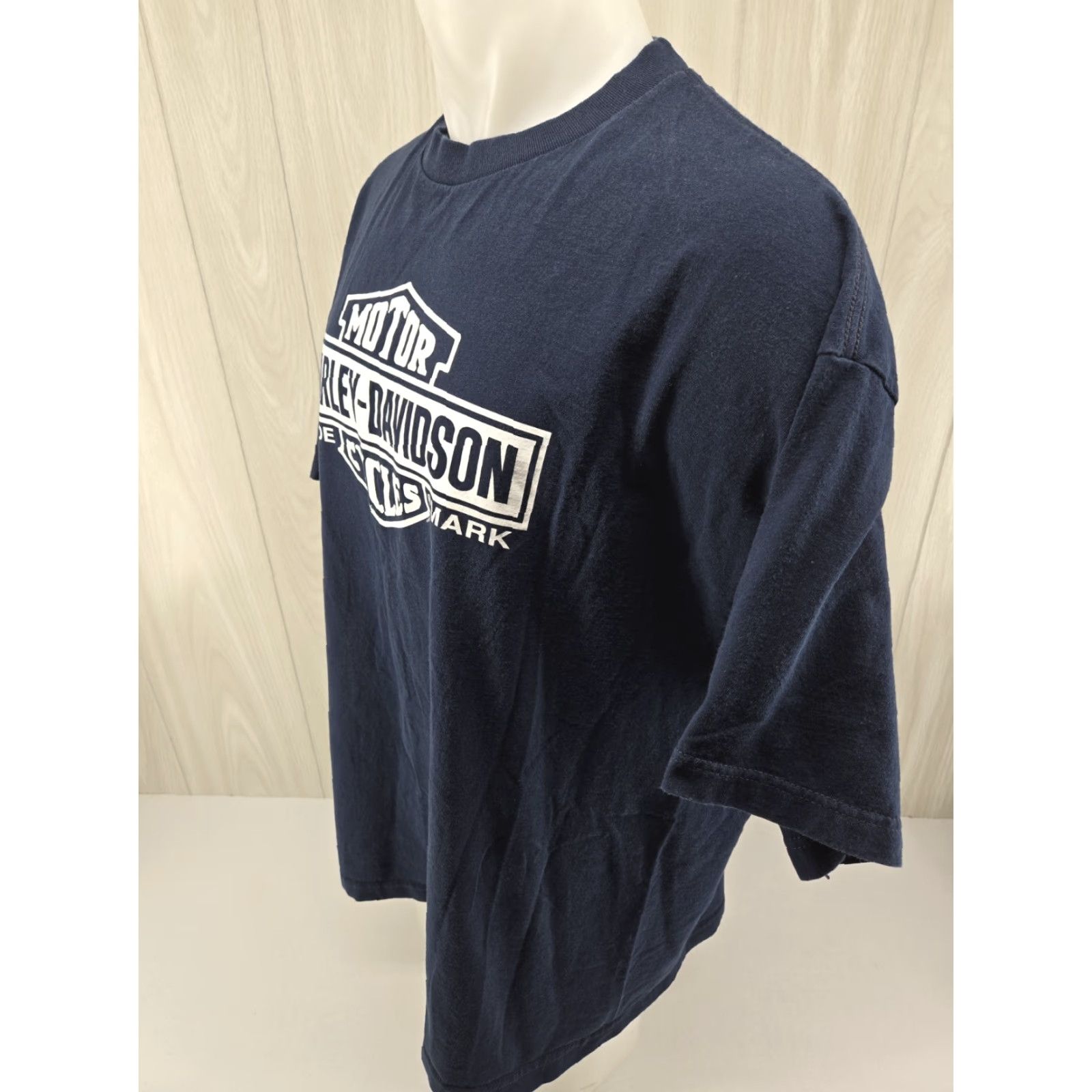 Harley Davidson Harley-Davidson T-Shirt Louisville Kentucky 2XL Mens Blue 2 Sided Graphic Print Crew Neck Short Sleeve Vintage No Size US XXL / EU 58 / 5 - 6 Thumbnail
