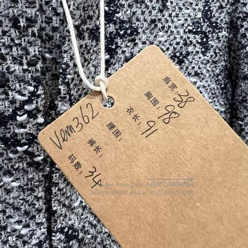 Louis Vuitton Louis Vuitton Logo-printed single-breasted tweed coat Size XXS / US 00 / IT 34 - 5 Thumbnail