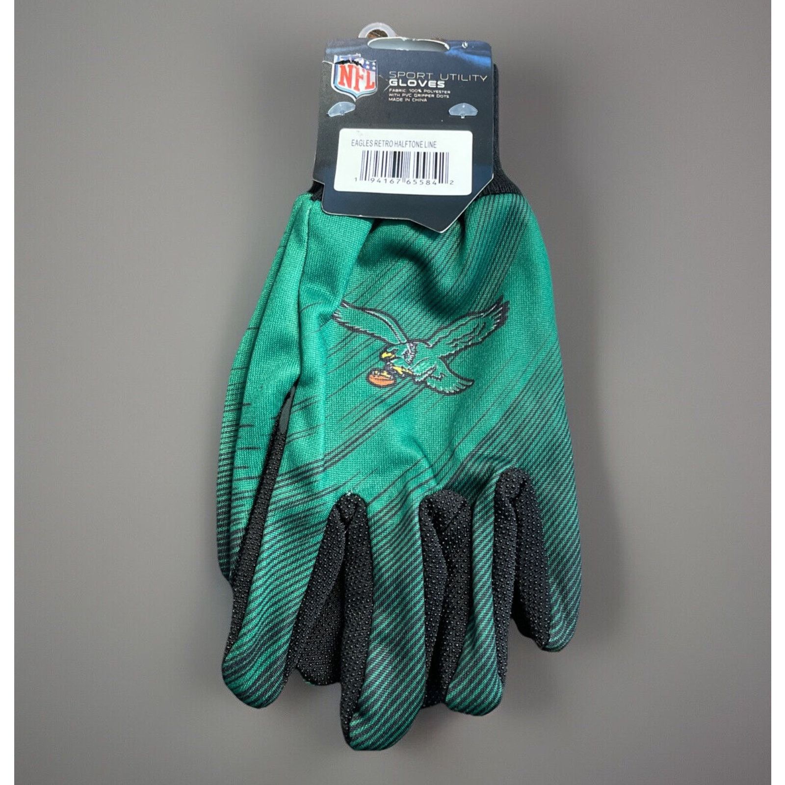 NFL Philadelphia Eagles NFL Legacy/Throwback 2-Tone Sport Gloves Size ONE SIZE - 1 Thumbnail