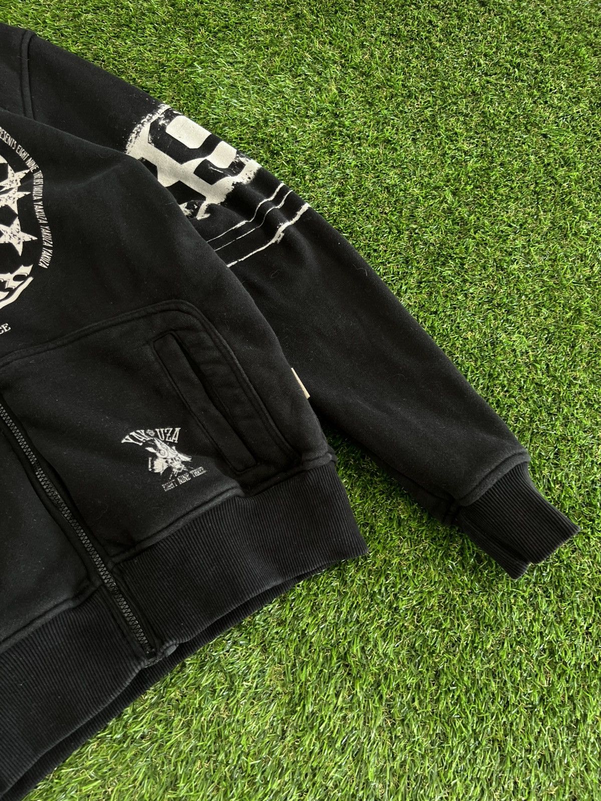 Affliction 2000s AFFLICTION SKULL ZIP ALL OVER PRINT Size US M / EU 48-50 / 2 - 4 Thumbnail