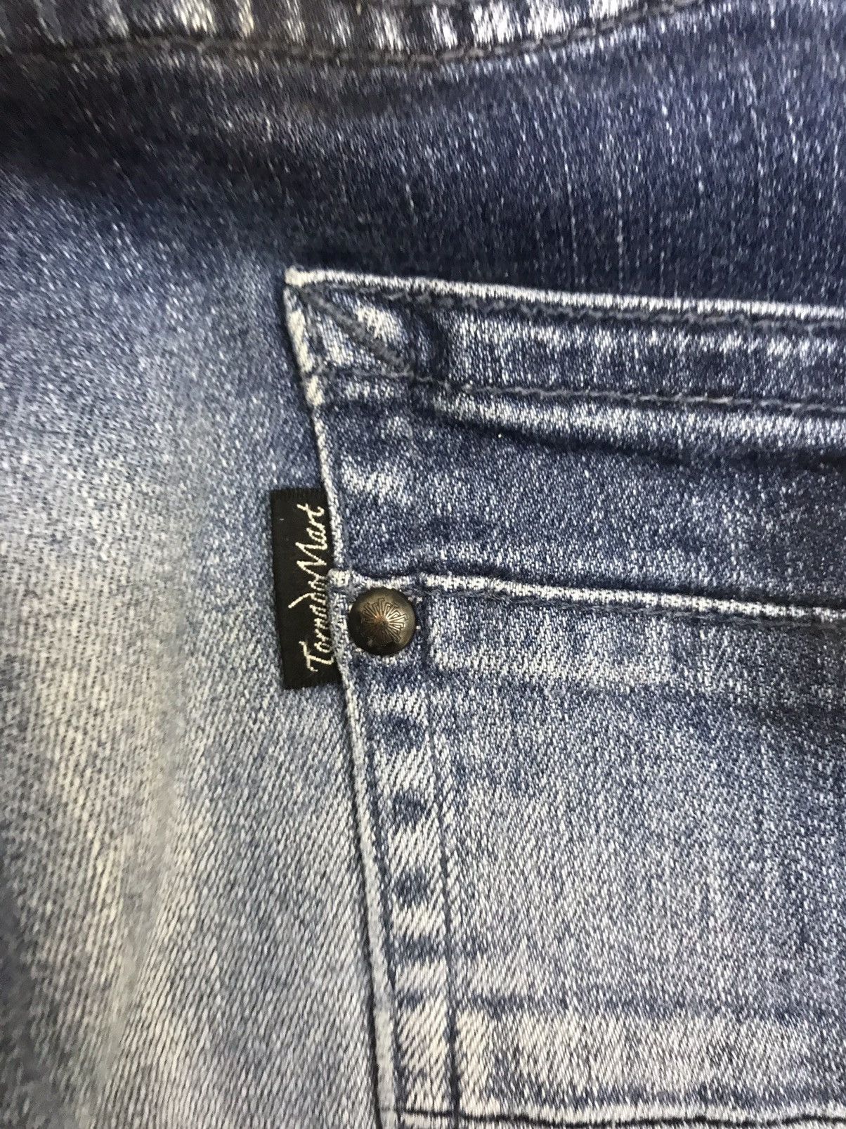 Tornado Mart Tornado Mart Japan Claw Mark Fades Denim F277 Size US 33 - 17 Thumbnail
