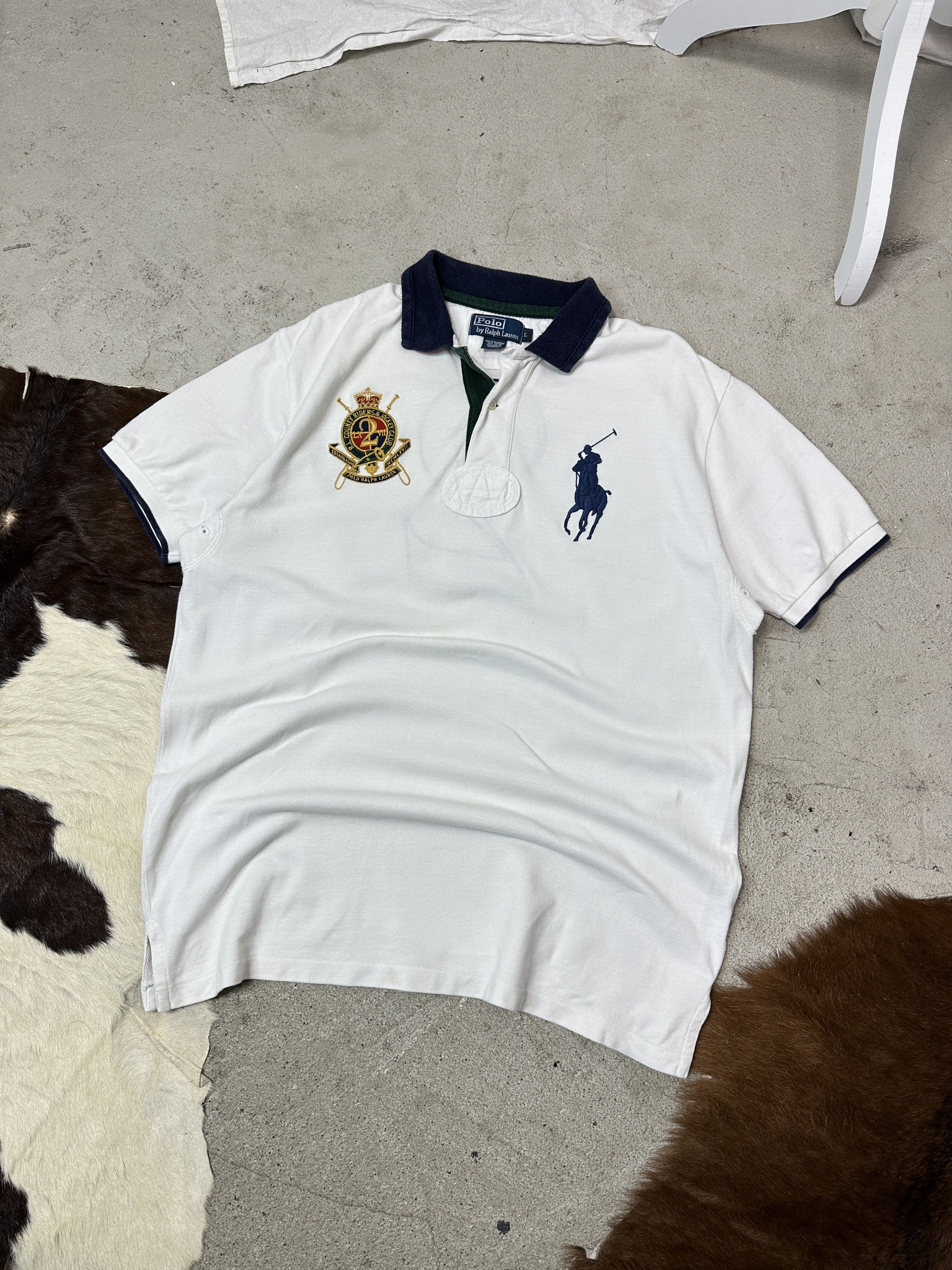 Polo Ralph Lauren Vintage Streetwear Polo Ralph Lauren Big Pony T-shirt 00s Size US L / EU 52-54 / 3 - 1 Thumbnail