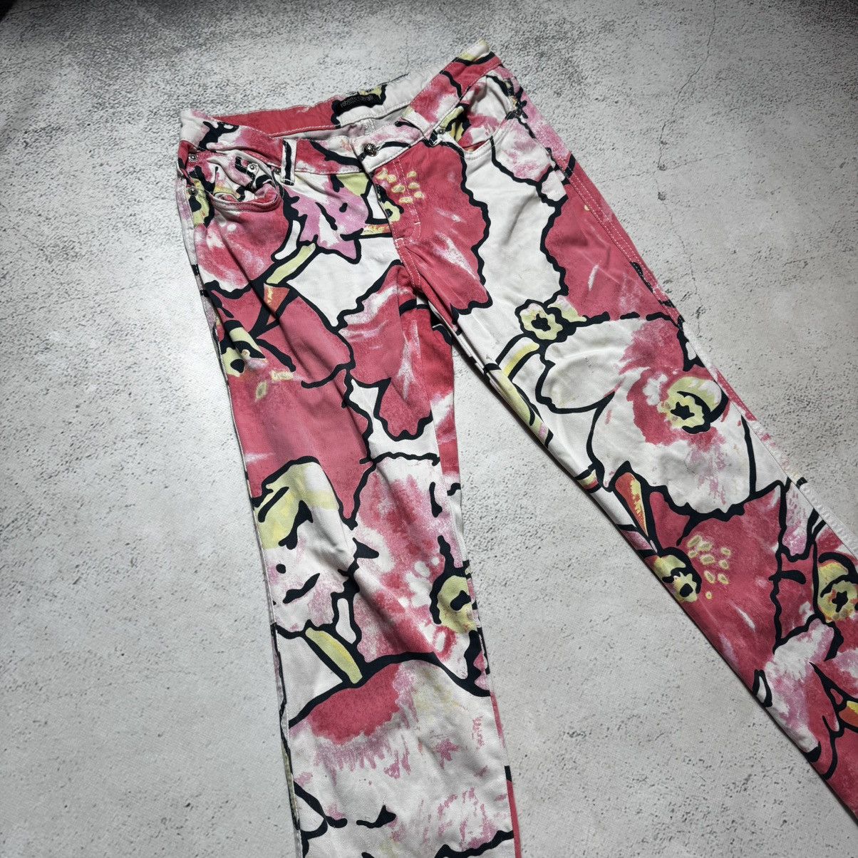 Roberto Cavalli 🔥rare🔥roberto cavalli flowers pants luxury flora print Size 27" / US 4 / IT 40 - 2 Thumbnail